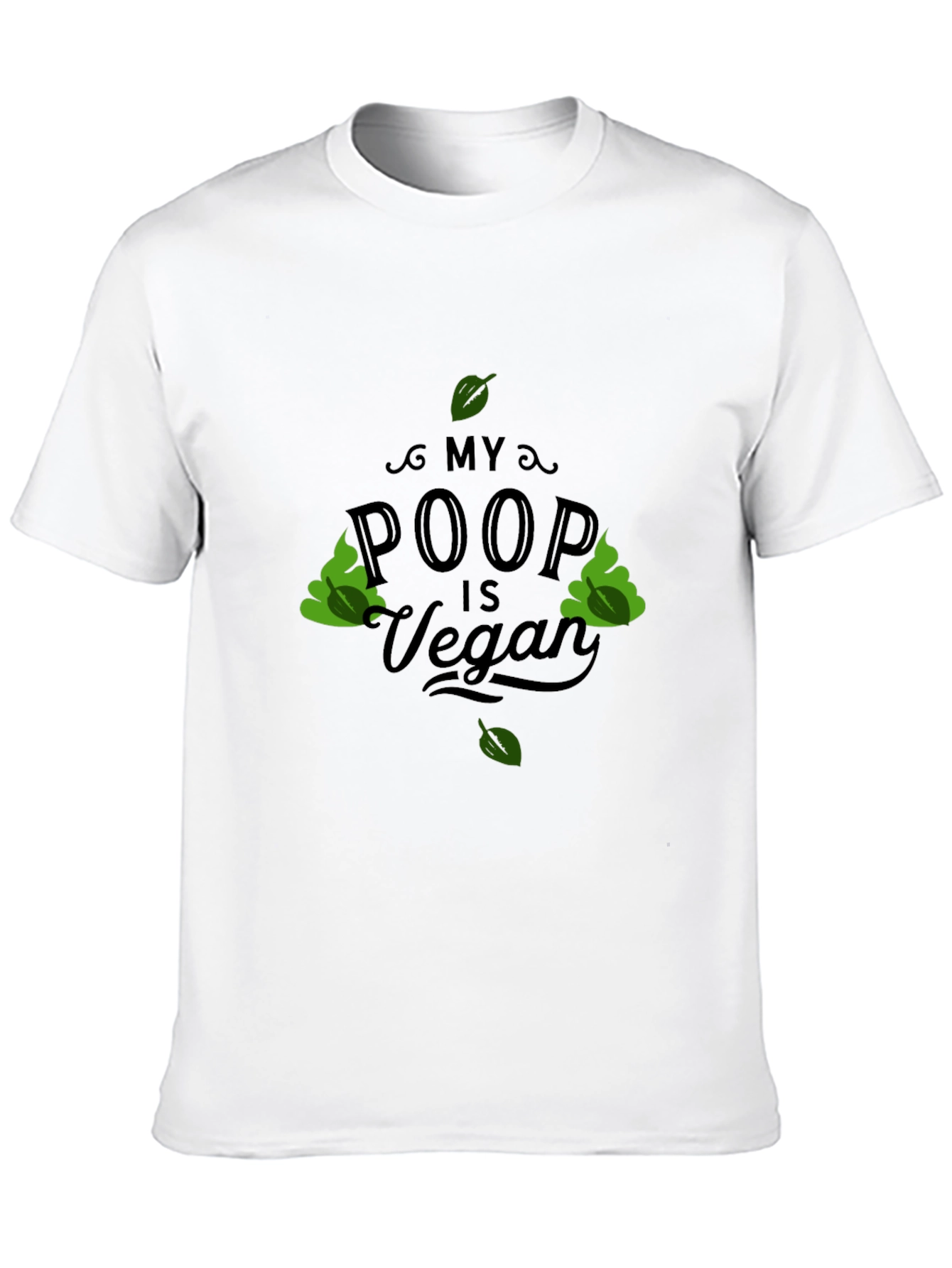 My Poop Is Vegan Black T-Shirt