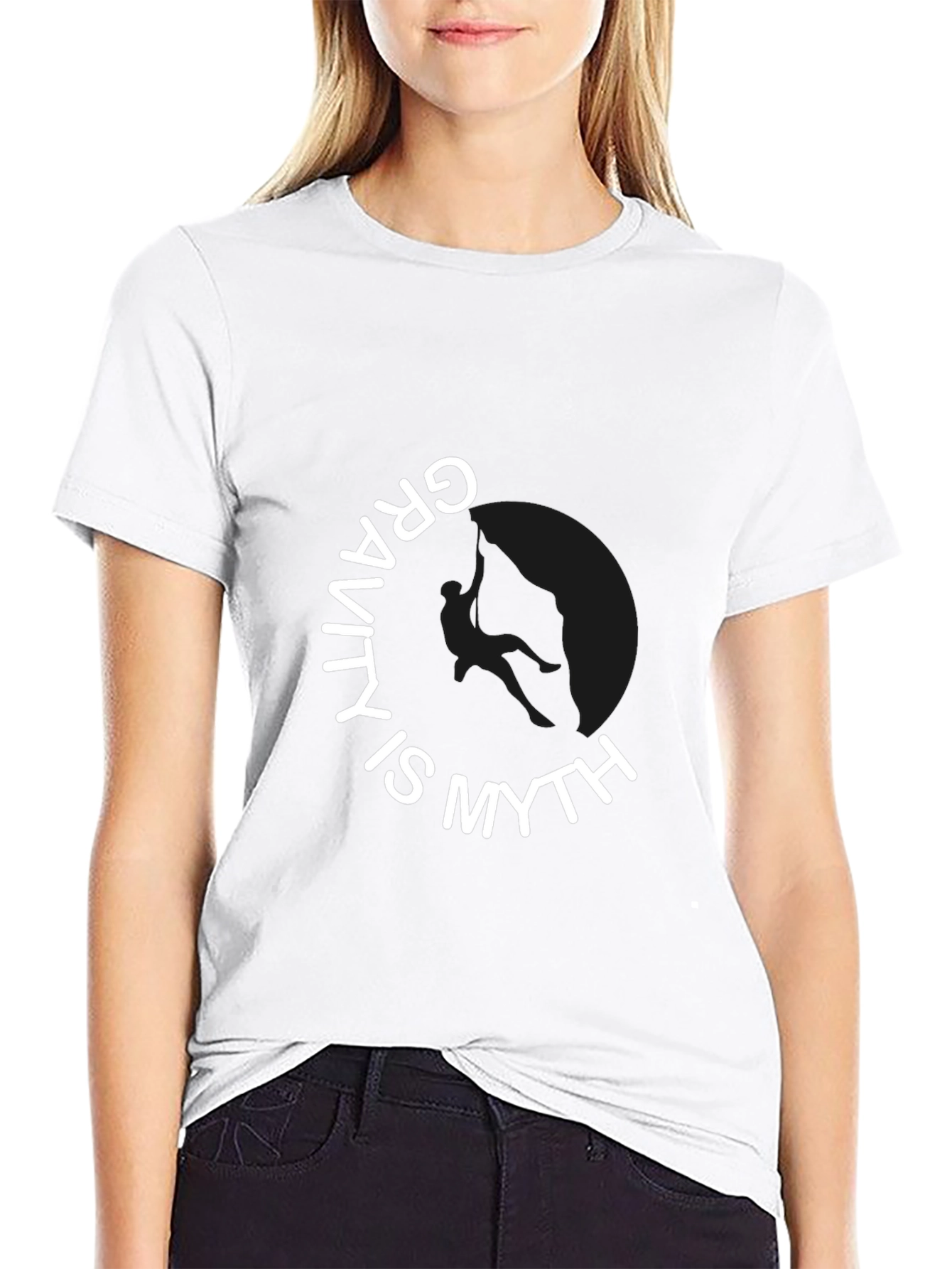 Gravity is Myth Black T-Shirt