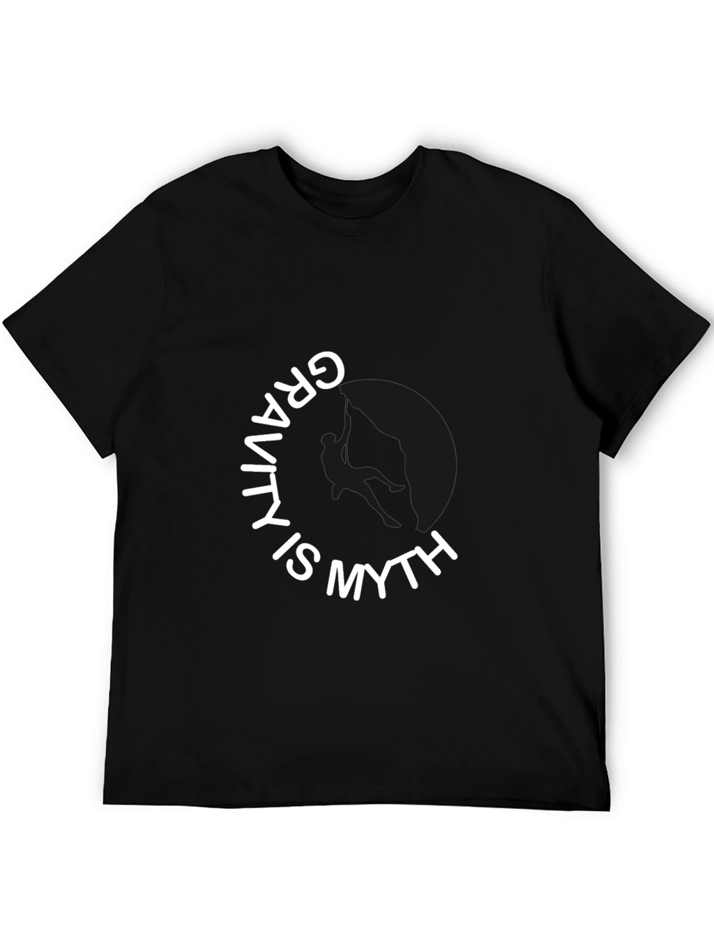 Gravity is Myth Black T-Shirt