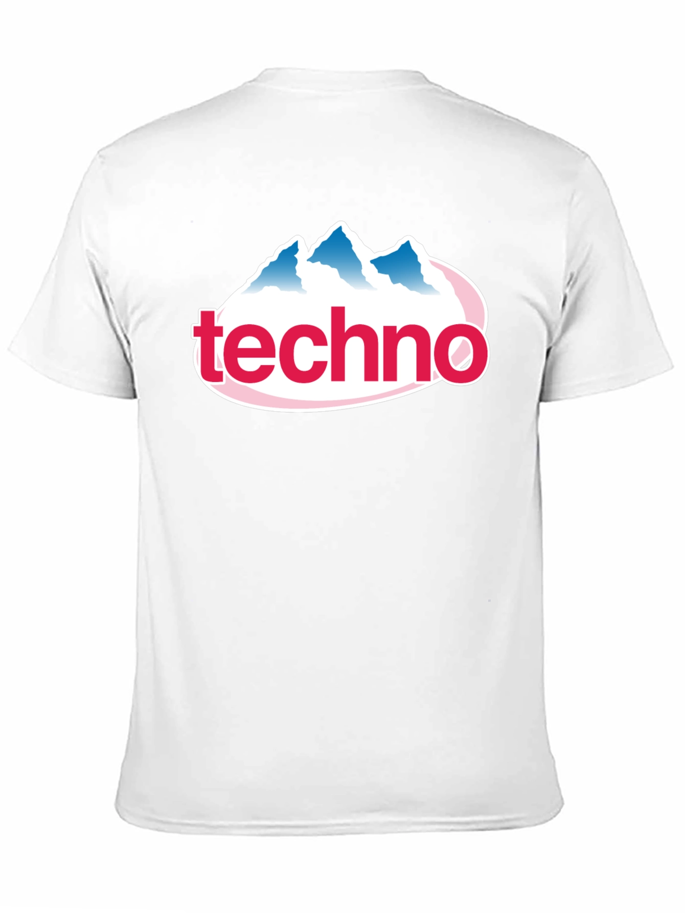 Techno Mountain Graphic Tee - Black