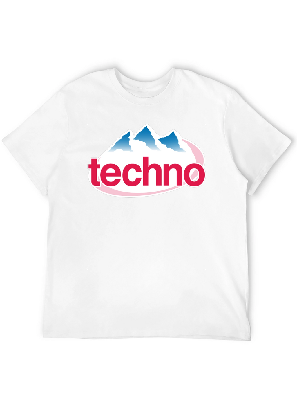 Techno Mountain Graphic Tee - Black