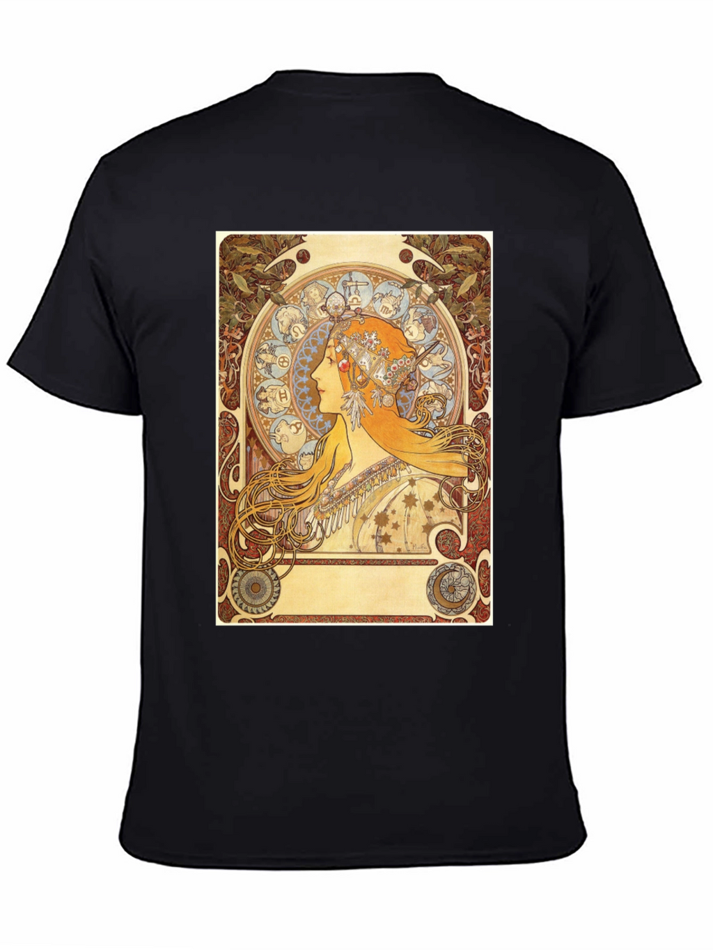 Zodiac Art Nouveau Graphic T-Shirt