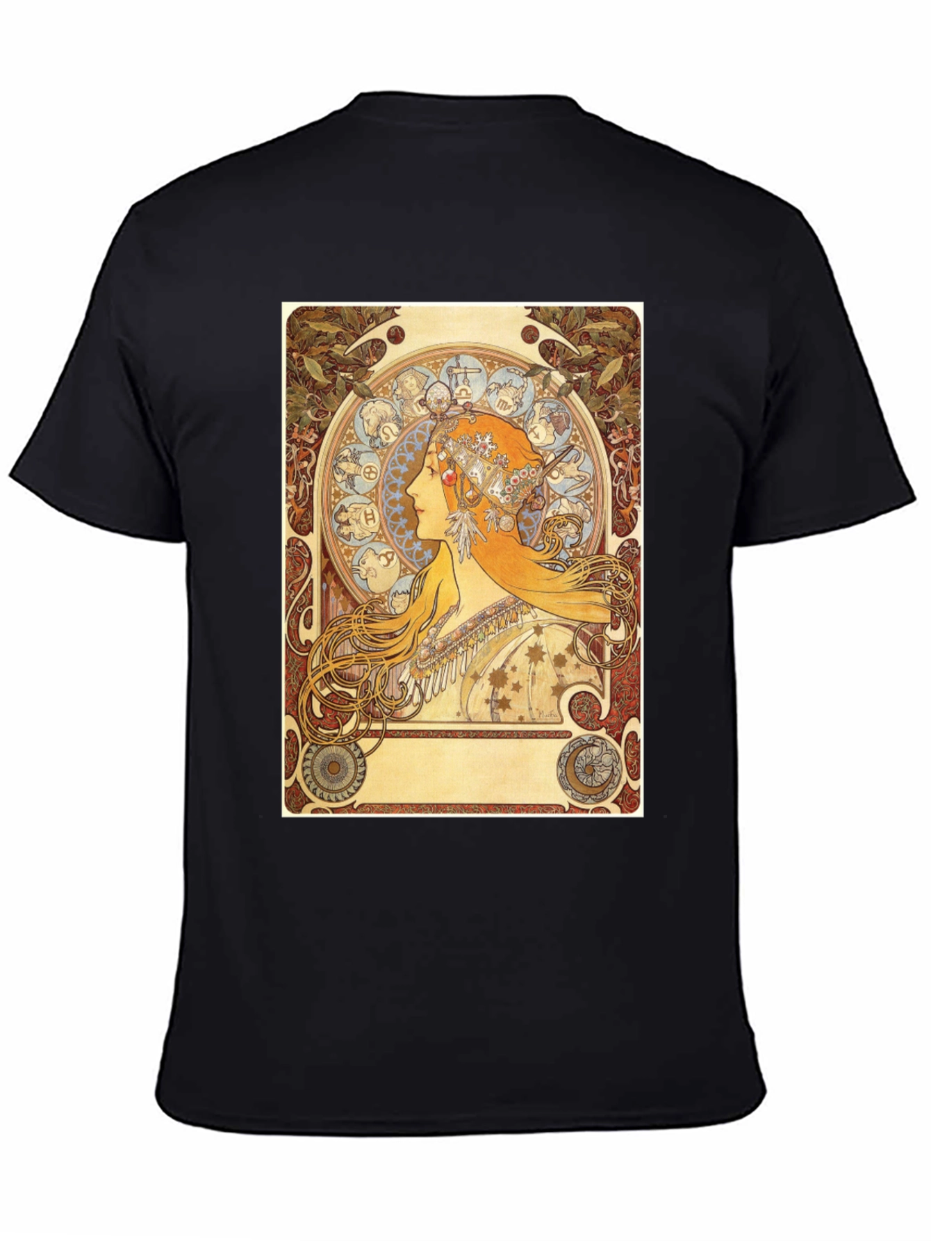 Zodiac Art Nouveau Graphic T-Shirt