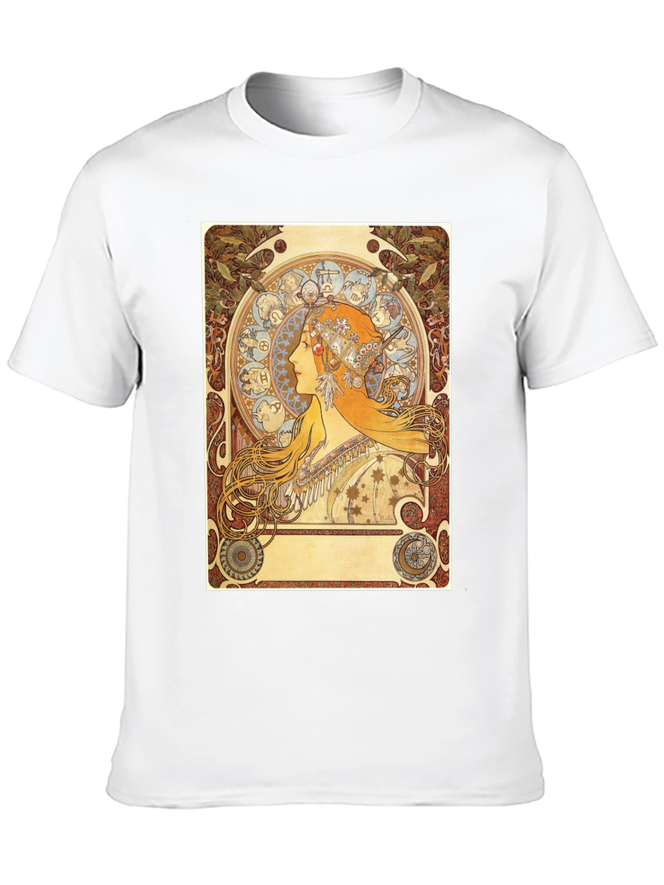 Zodiac Art Nouveau Graphic T-Shirt