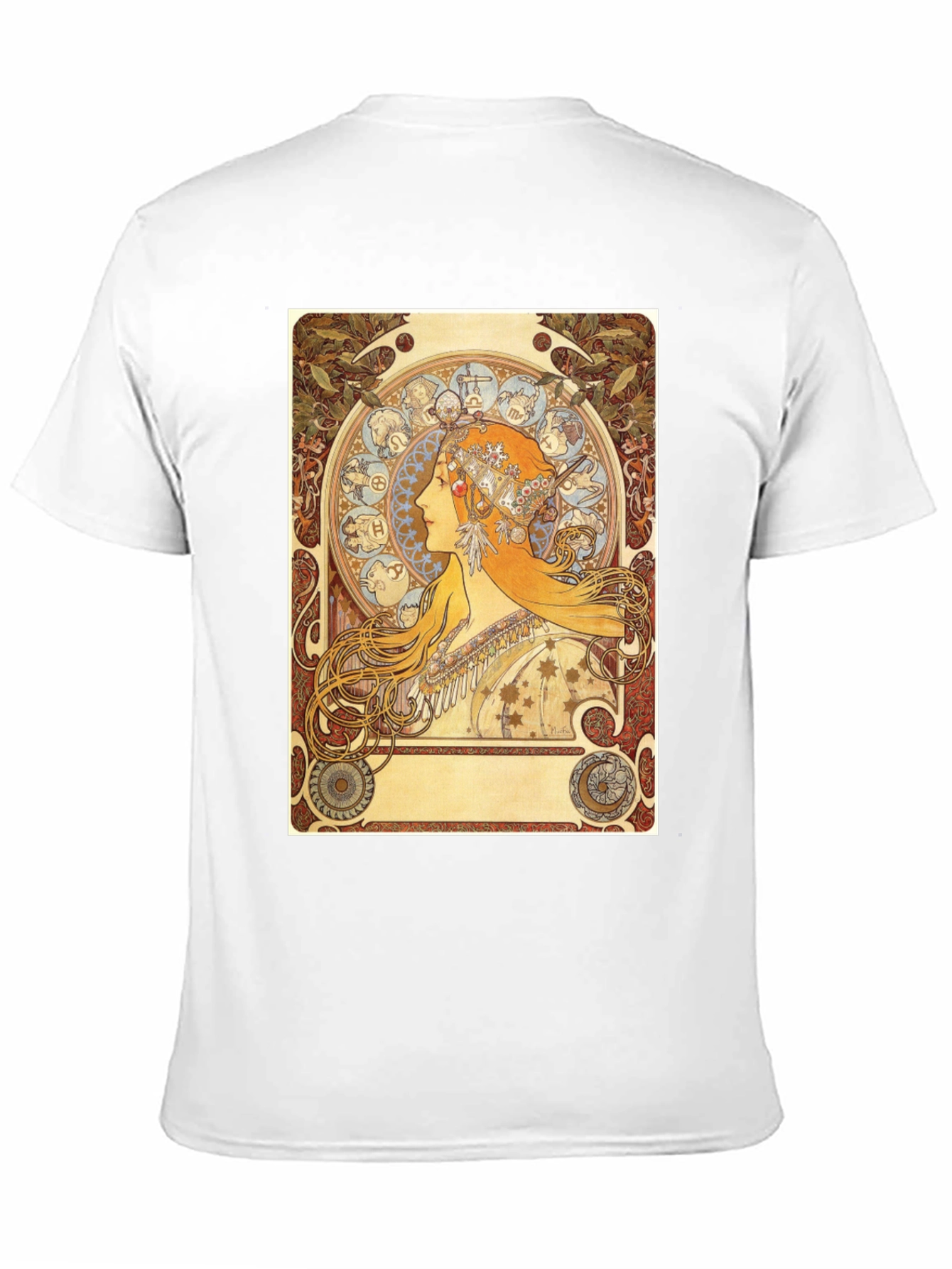 Zodiac Art Nouveau Graphic T-Shirt