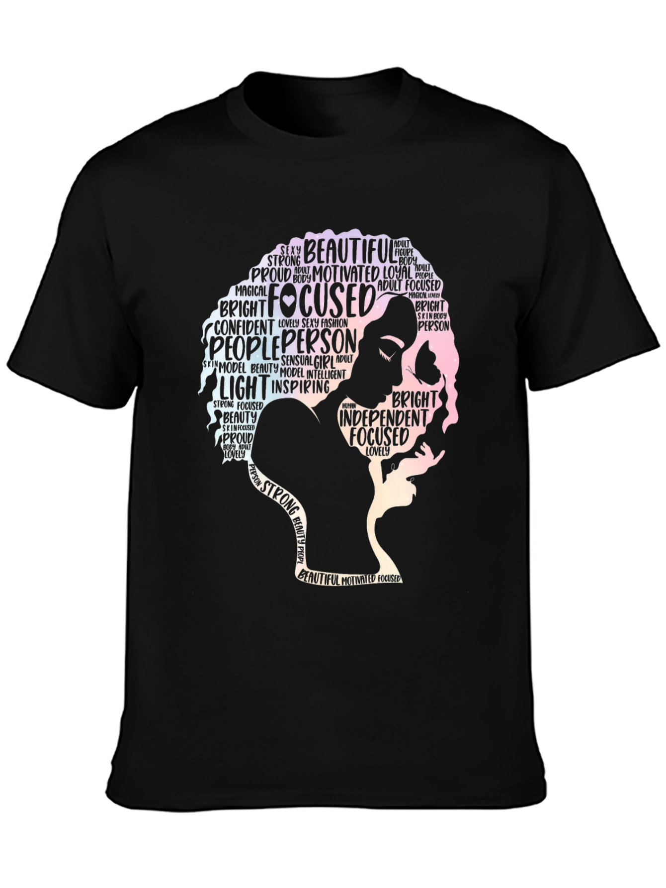 Empowered Woman T-Shirt: Focused & Beautiful