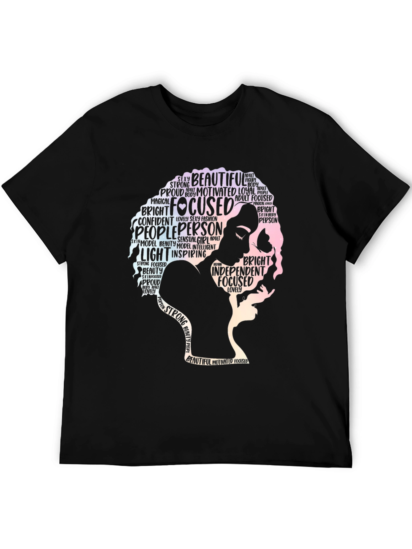 Empowered Woman T-Shirt: Focused & Beautiful