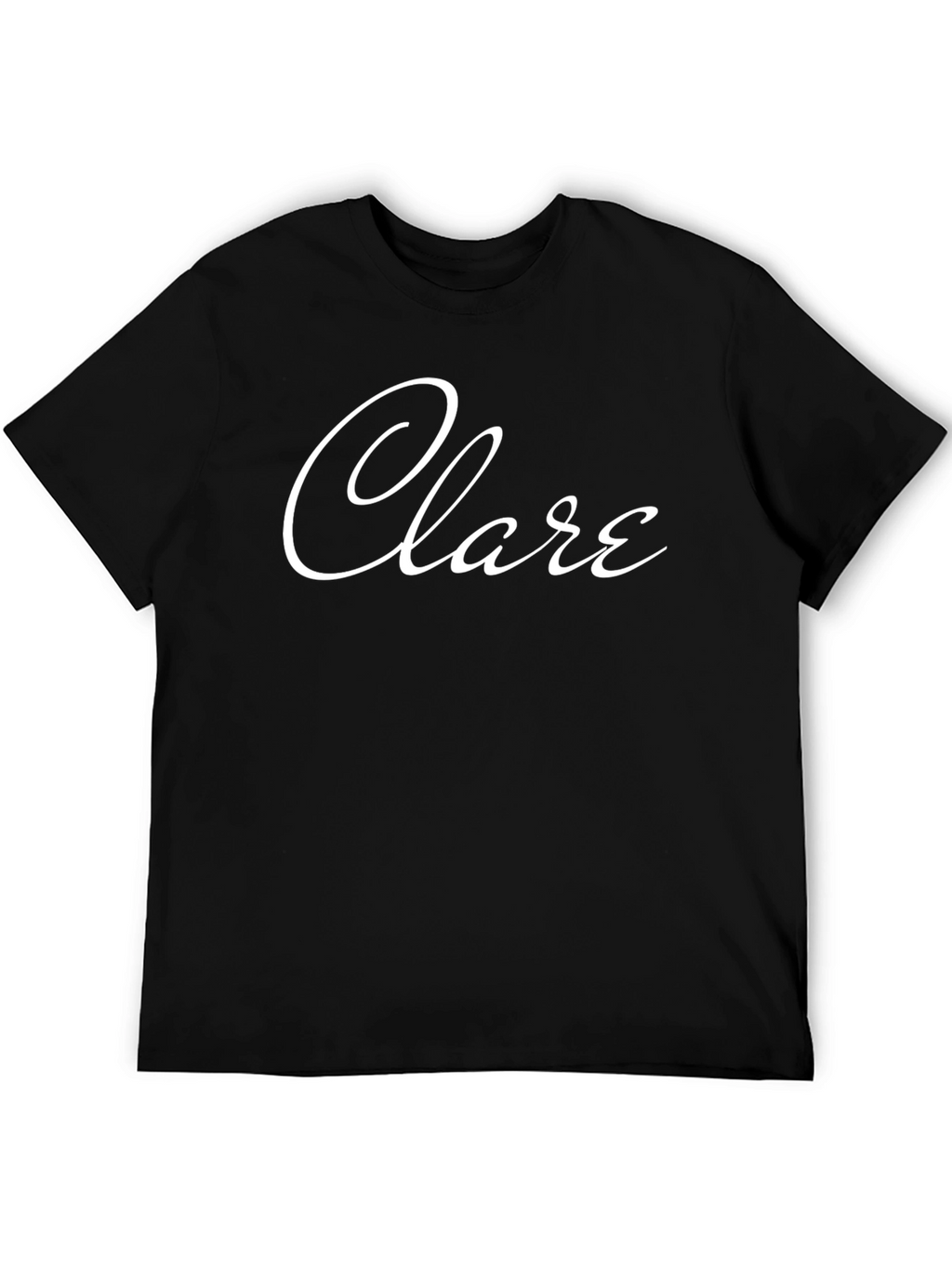 Clare Name T-Shirt - Stylish Black Tee