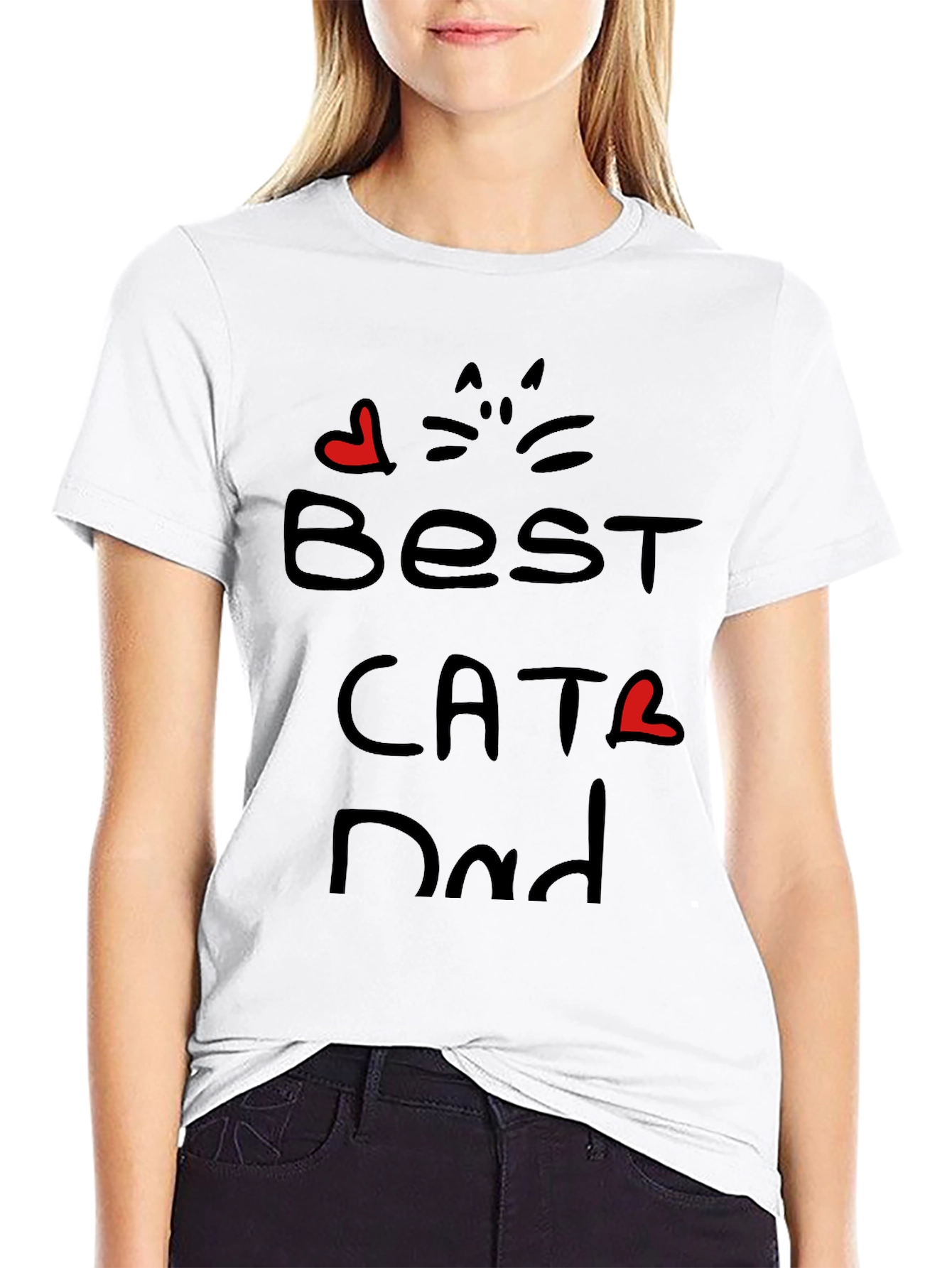 Best Cat Dad Graphic T-Shirt