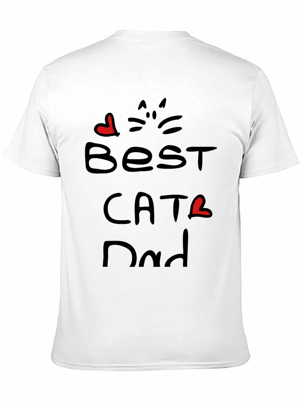 Best Cat Dad Graphic T-Shirt