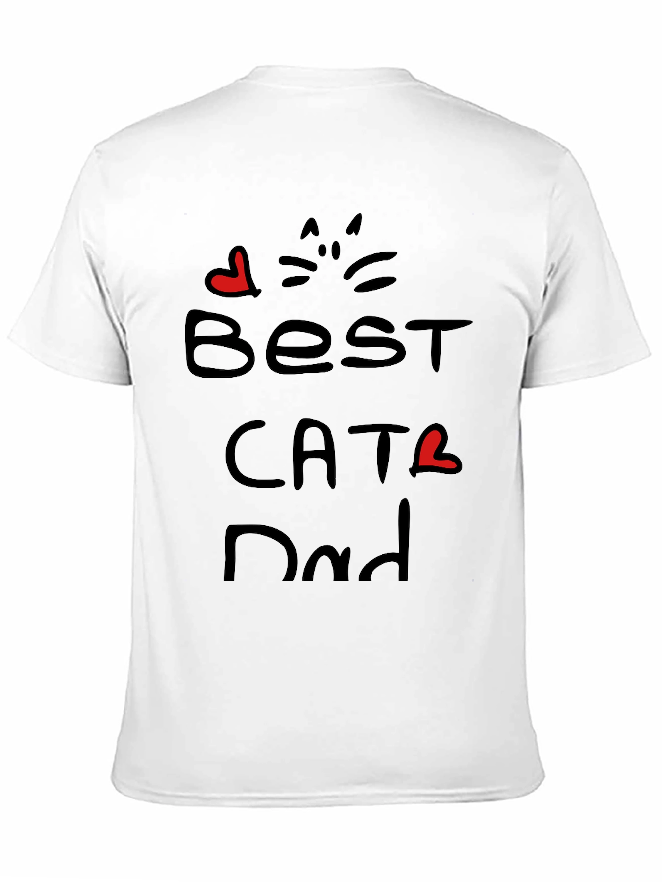 Best Cat Dad Graphic T-Shirt