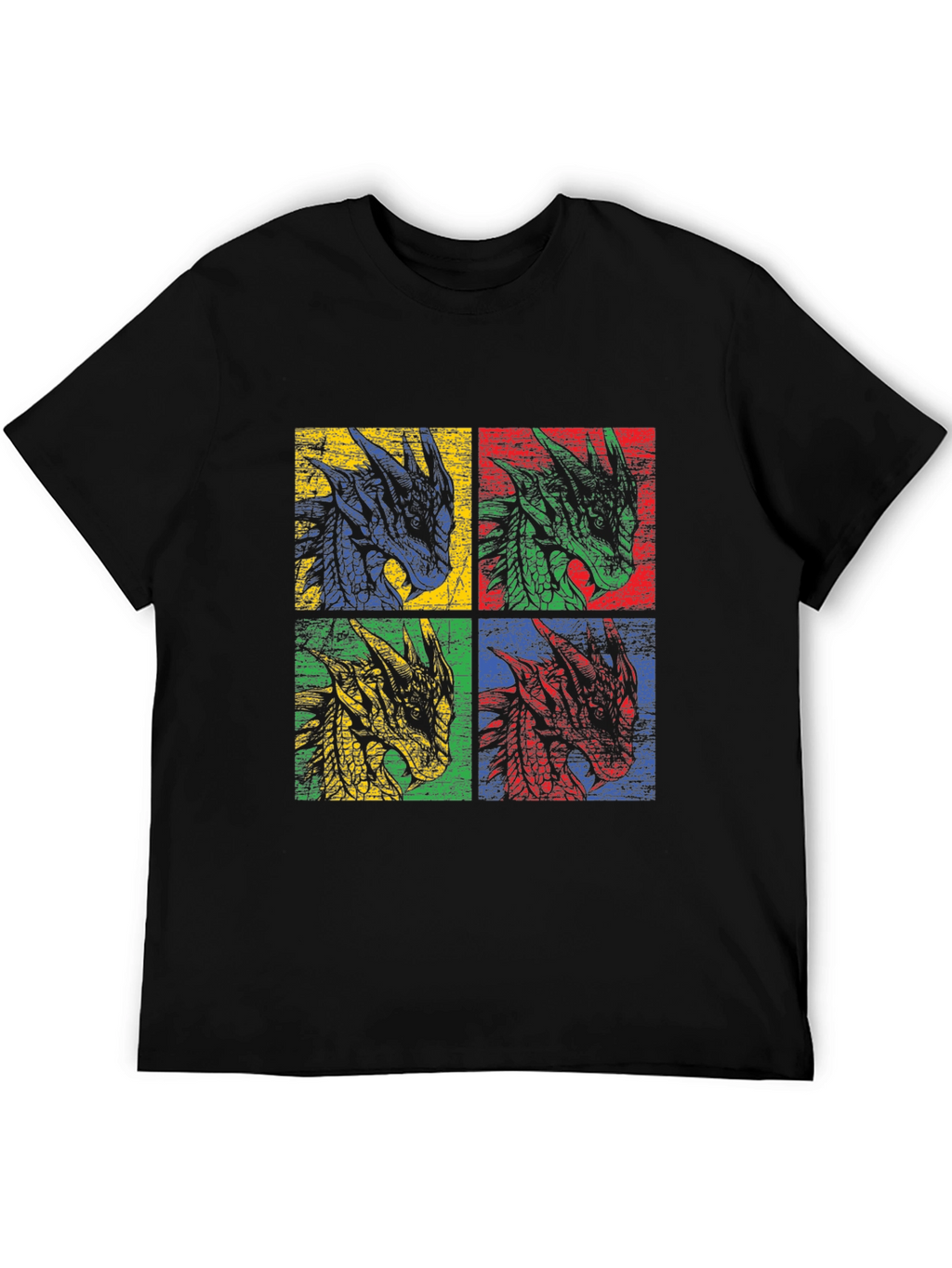 Dragon Head T-Shirt - Pop Art Graphic Tee