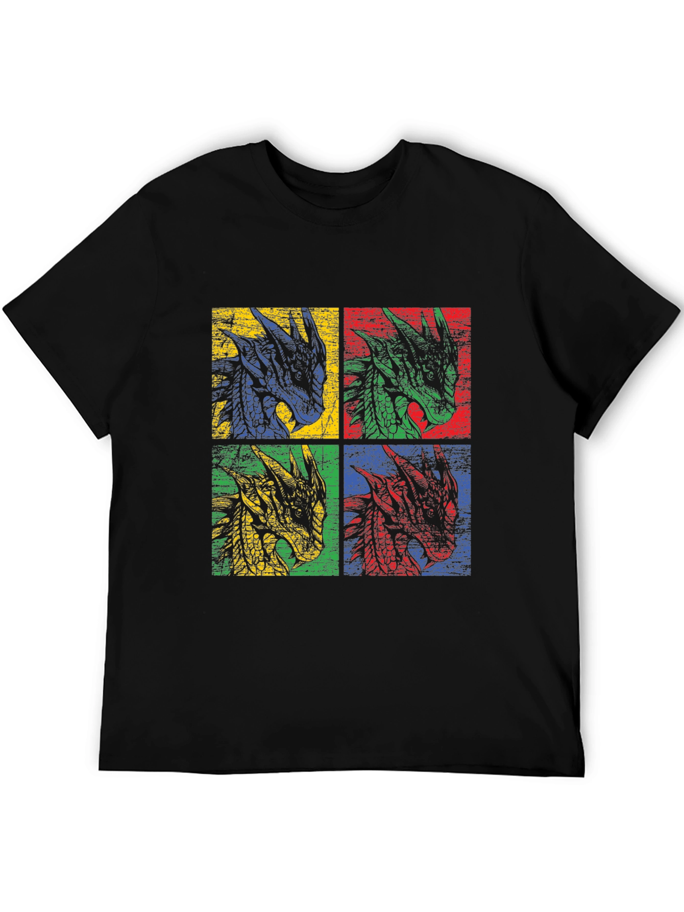 Dragon Head T-Shirt - Pop Art Graphic Tee