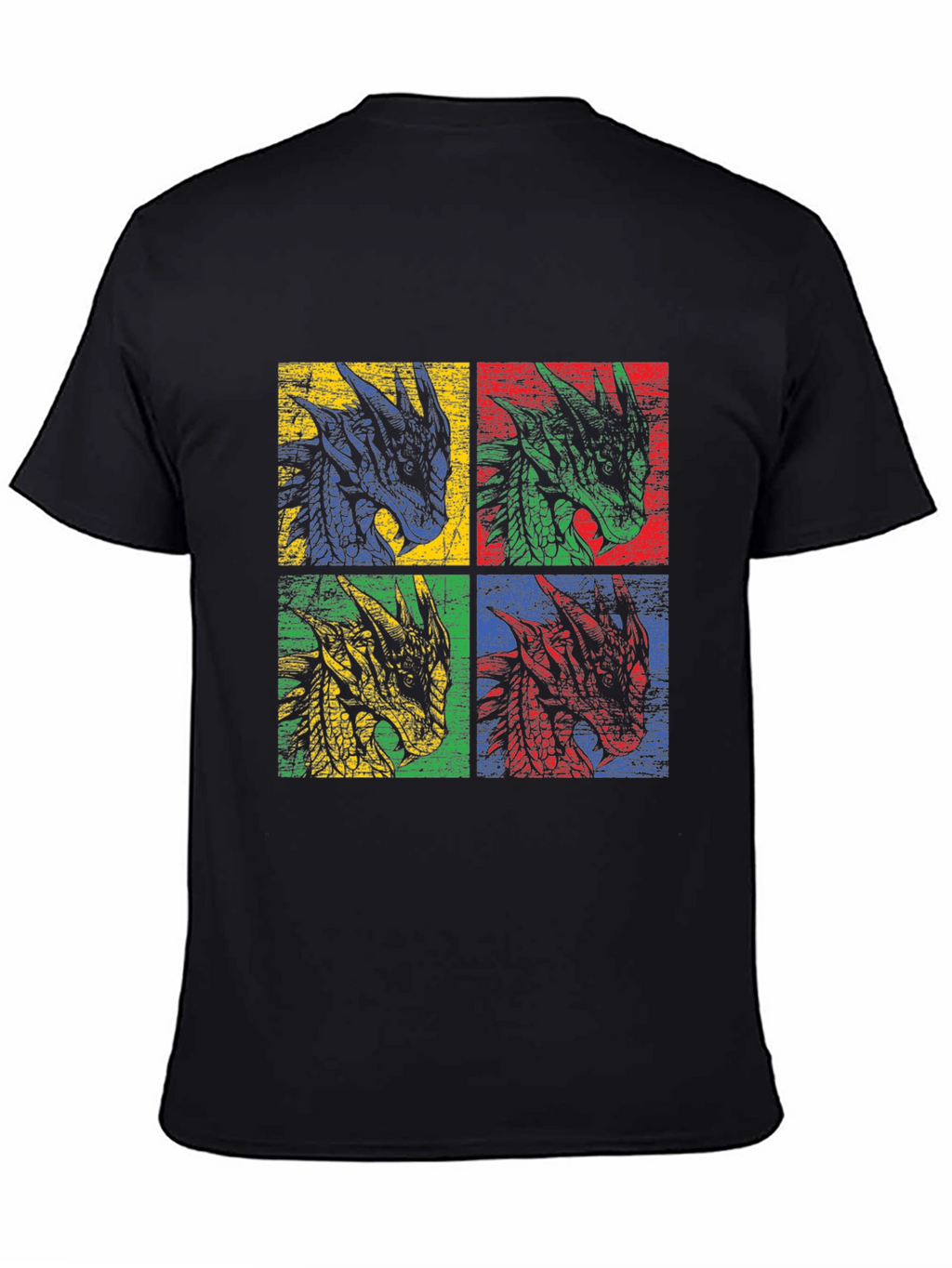 Dragon Head T-Shirt - Pop Art Graphic Tee