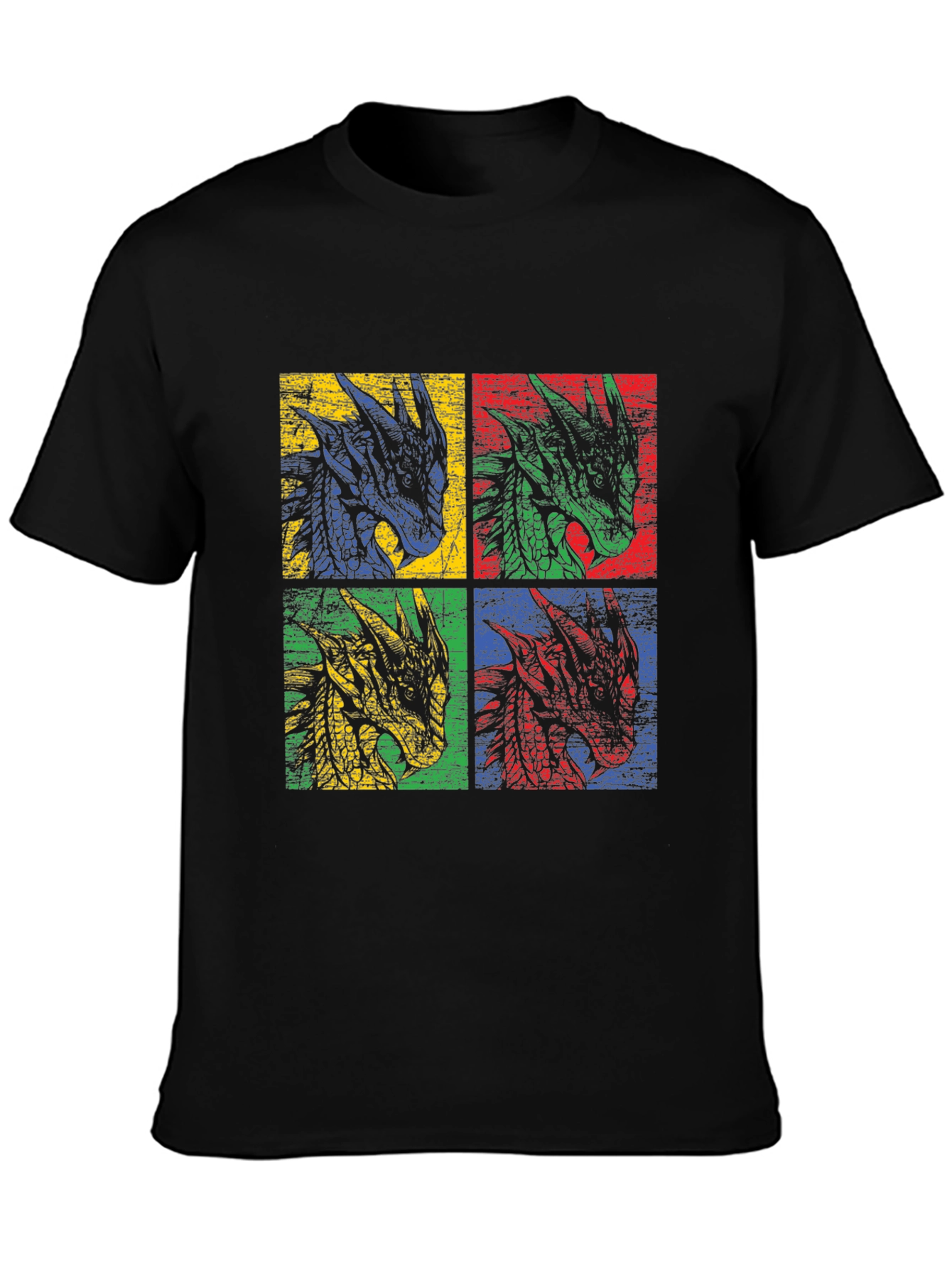 Dragon Head T-Shirt - Pop Art Graphic Tee