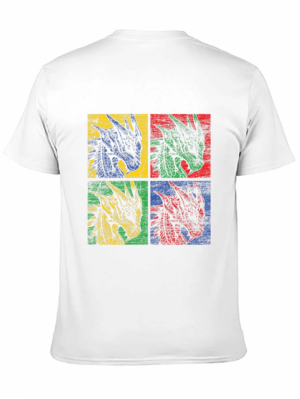 Dragon Head T-Shirt - Pop Art Graphic Tee