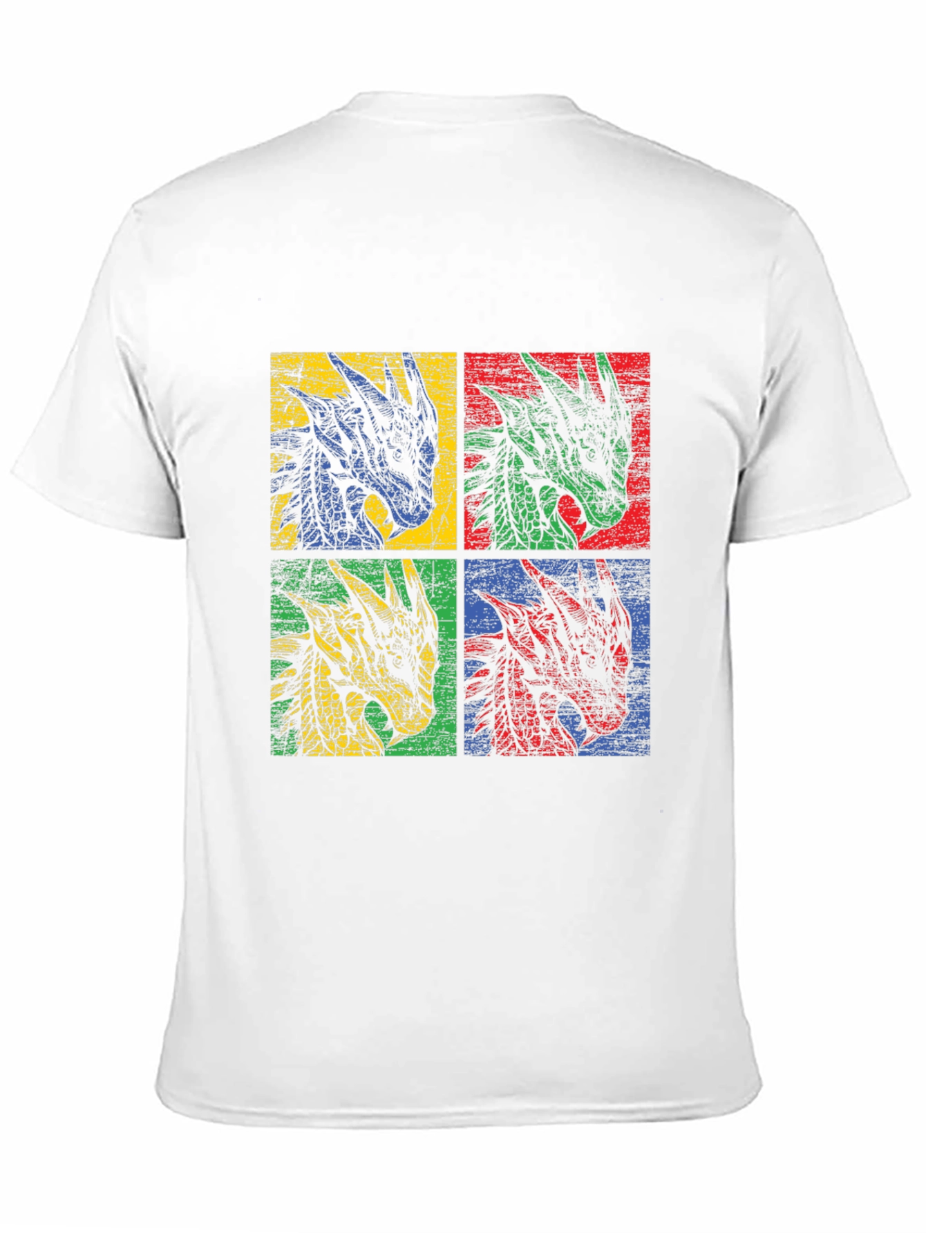 Dragon Head T-Shirt - Pop Art Graphic Tee