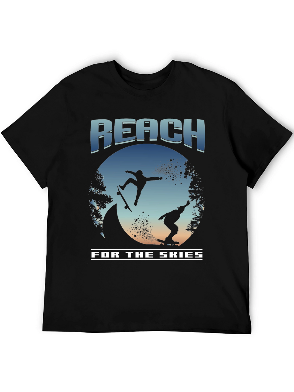 Reach for the Skies Skateboard T-Shirt