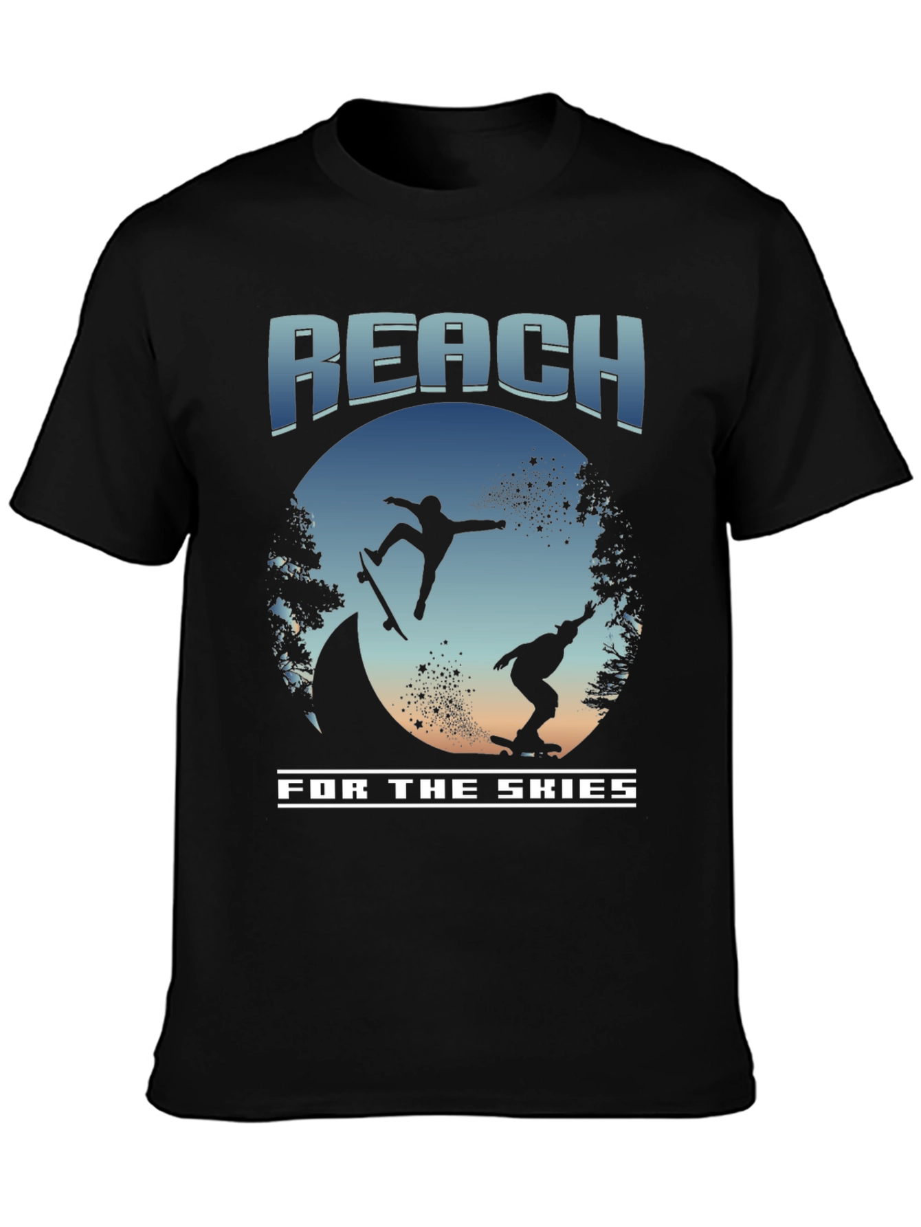 Reach for the Skies Skateboard T-Shirt