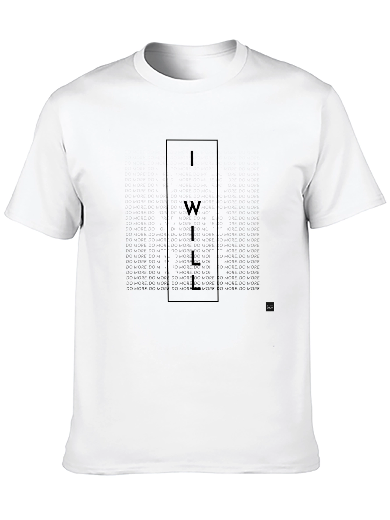 I Will Graphic Black T-Shirt - Motivational Tee