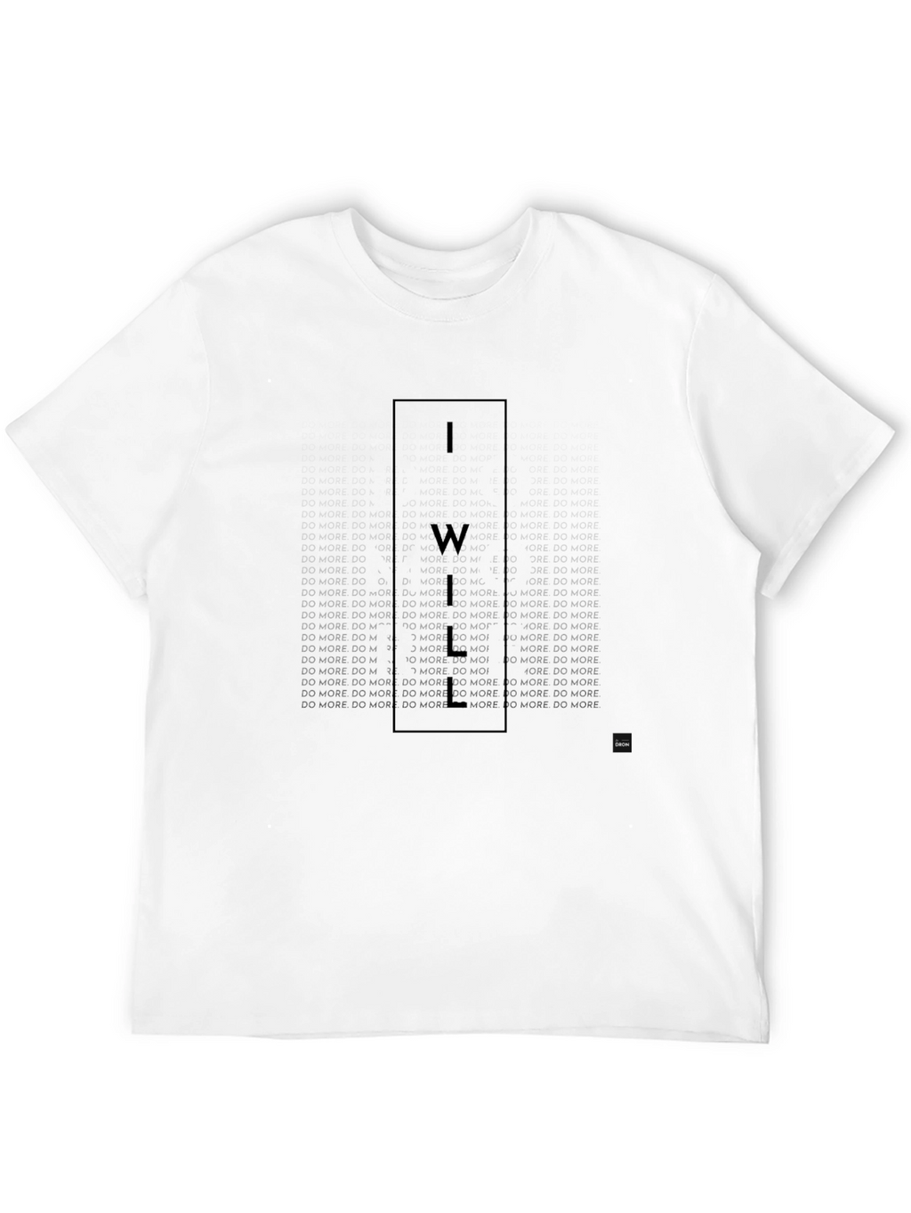 I Will Graphic Black T-Shirt - Motivational Tee