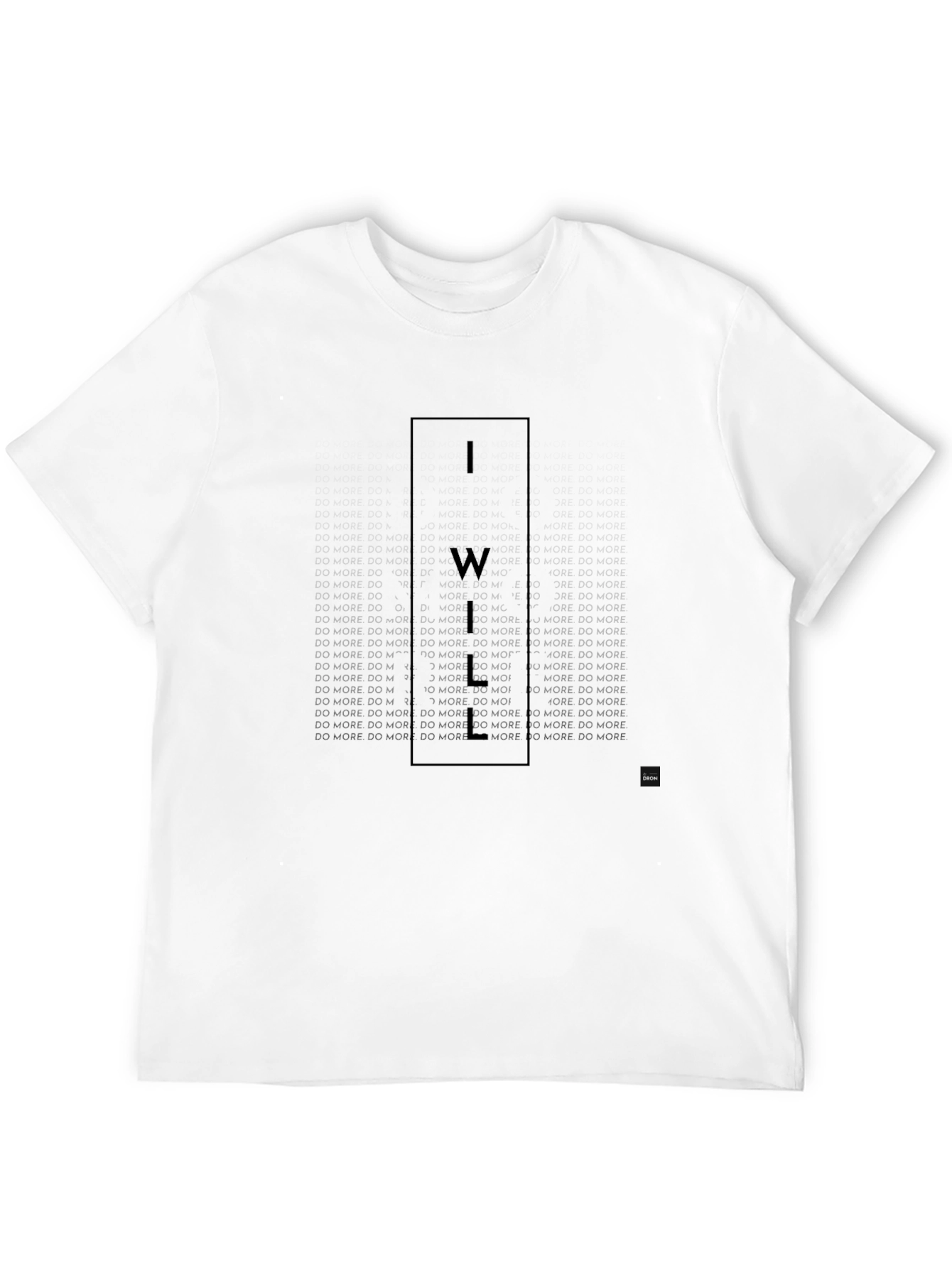 I Will Graphic Black T-Shirt - Motivational Tee