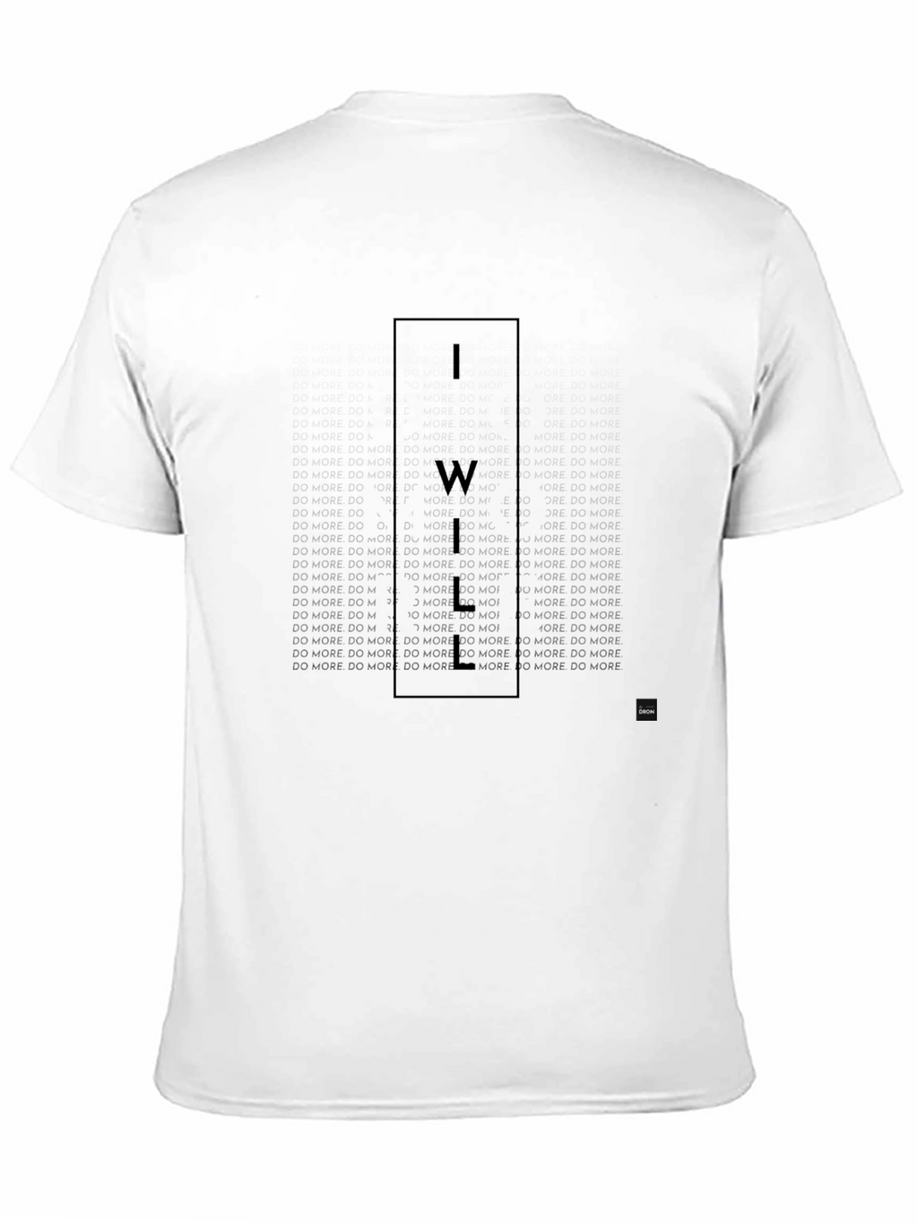I Will Graphic Black T-Shirt - Motivational Tee