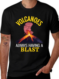 Volcano Blast T-Shirt - Funny Graphic Tee