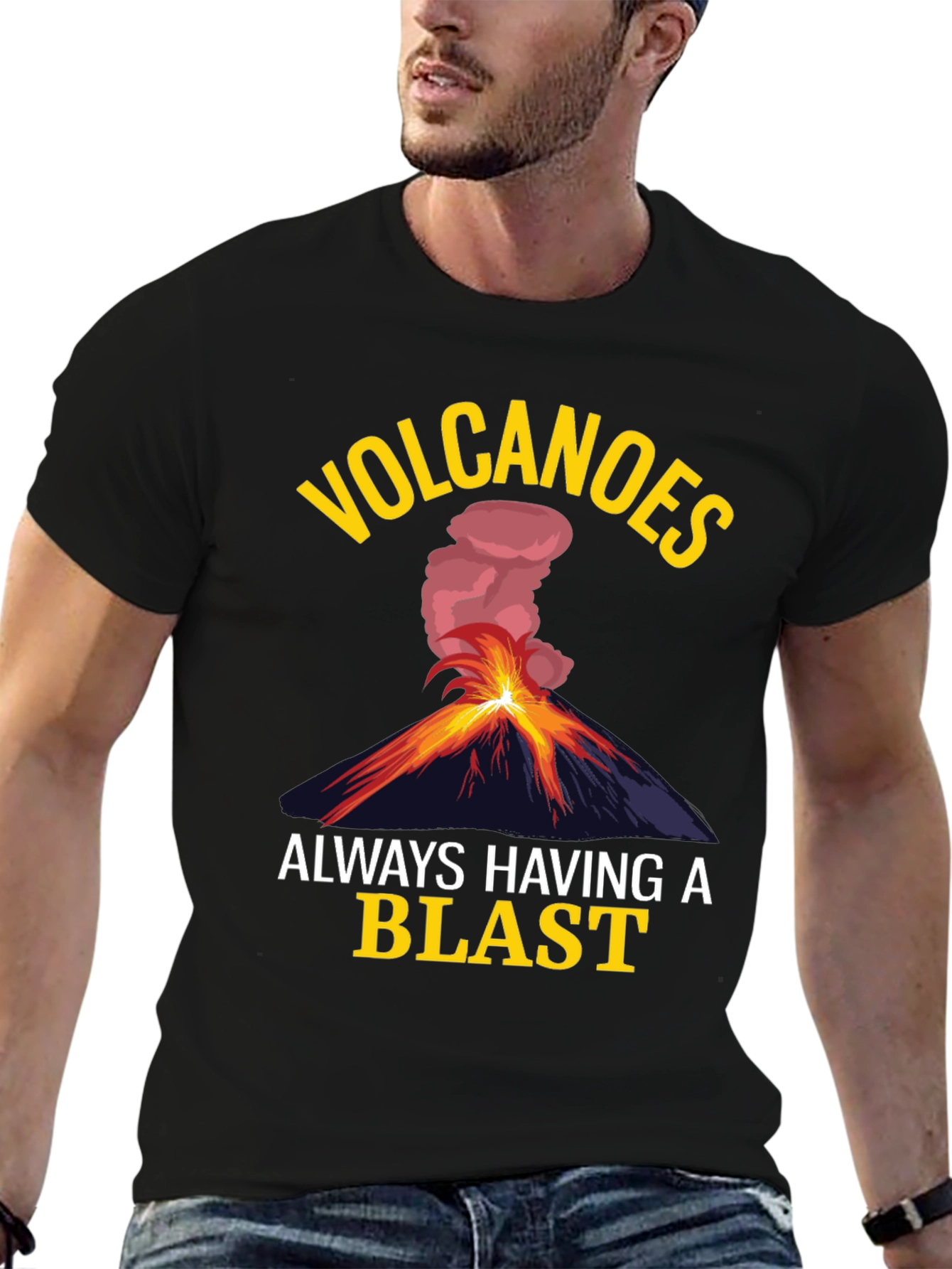 Volcano Blast T-Shirt - Funny Graphic Tee