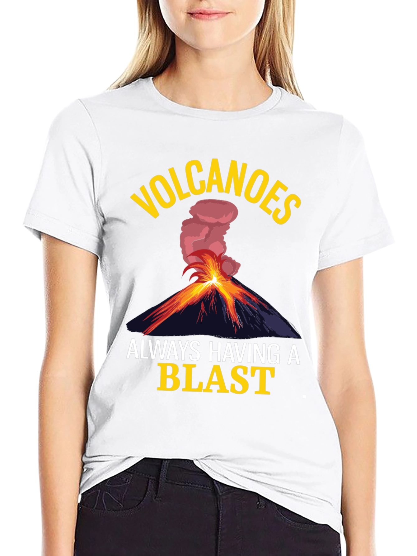 Volcano Blast T-Shirt - Funny Graphic Tee