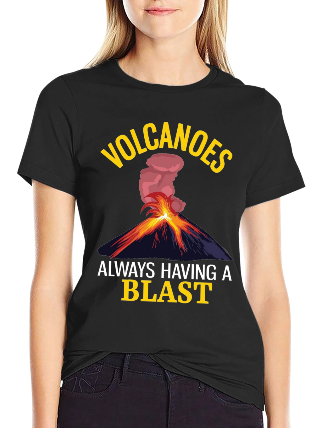Volcano Blast T-Shirt - Funny Graphic Tee