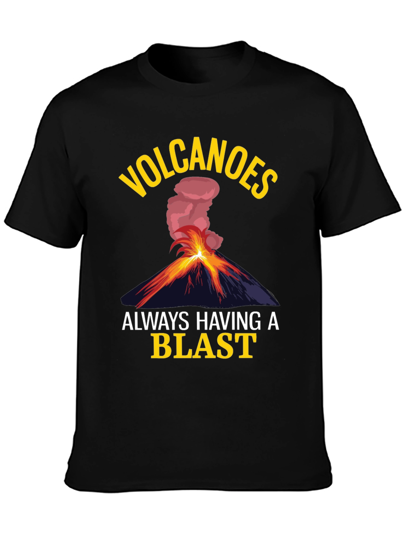Volcano Blast T-Shirt - Funny Graphic Tee