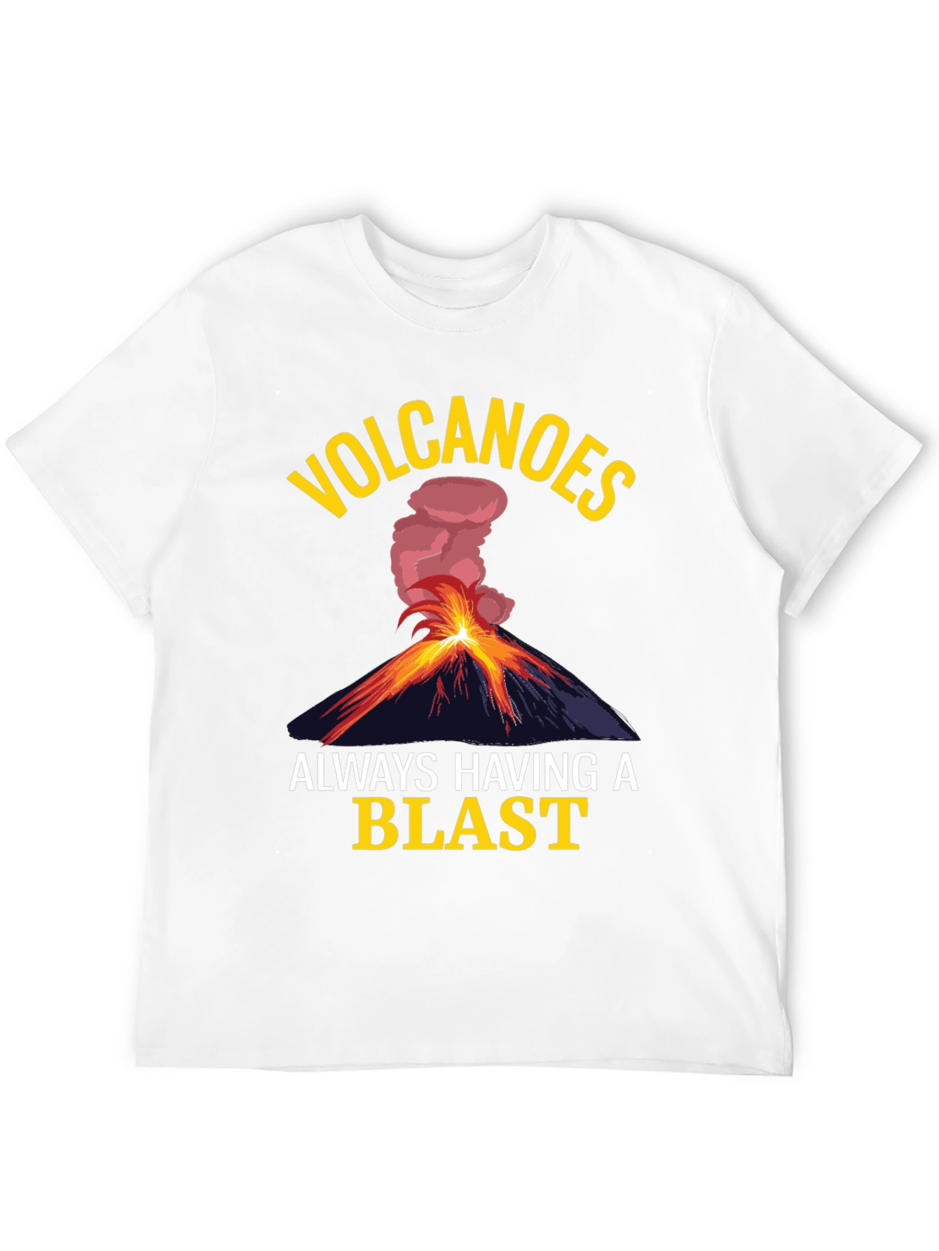 Volcano Blast T-Shirt - Funny Graphic Tee