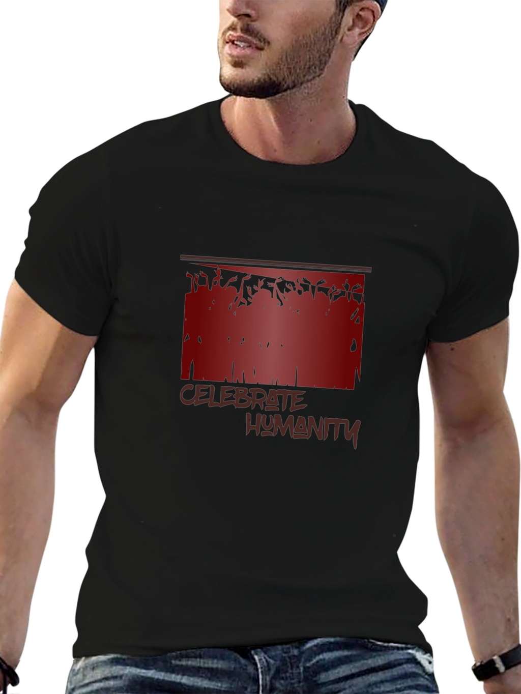 Celebrate Humanity Graphic T-Shirt