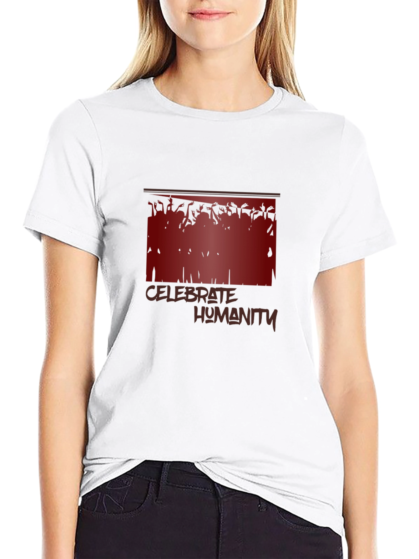 Celebrate Humanity Graphic T-Shirt