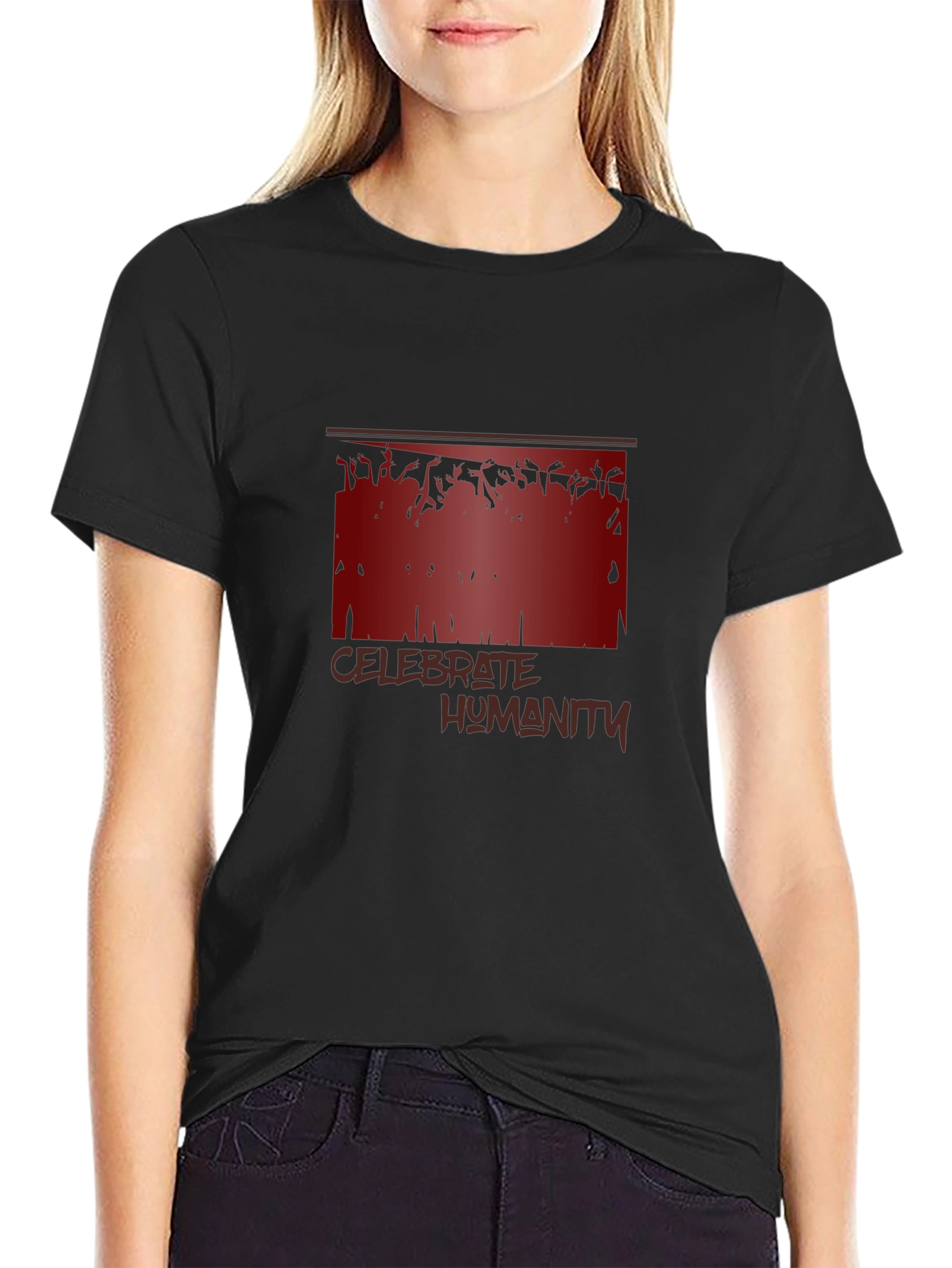 Celebrate Humanity Graphic T-Shirt