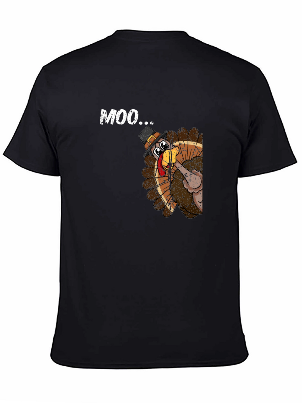 Moo Turkey T-Shirt: Funny Thanksgiving Tee