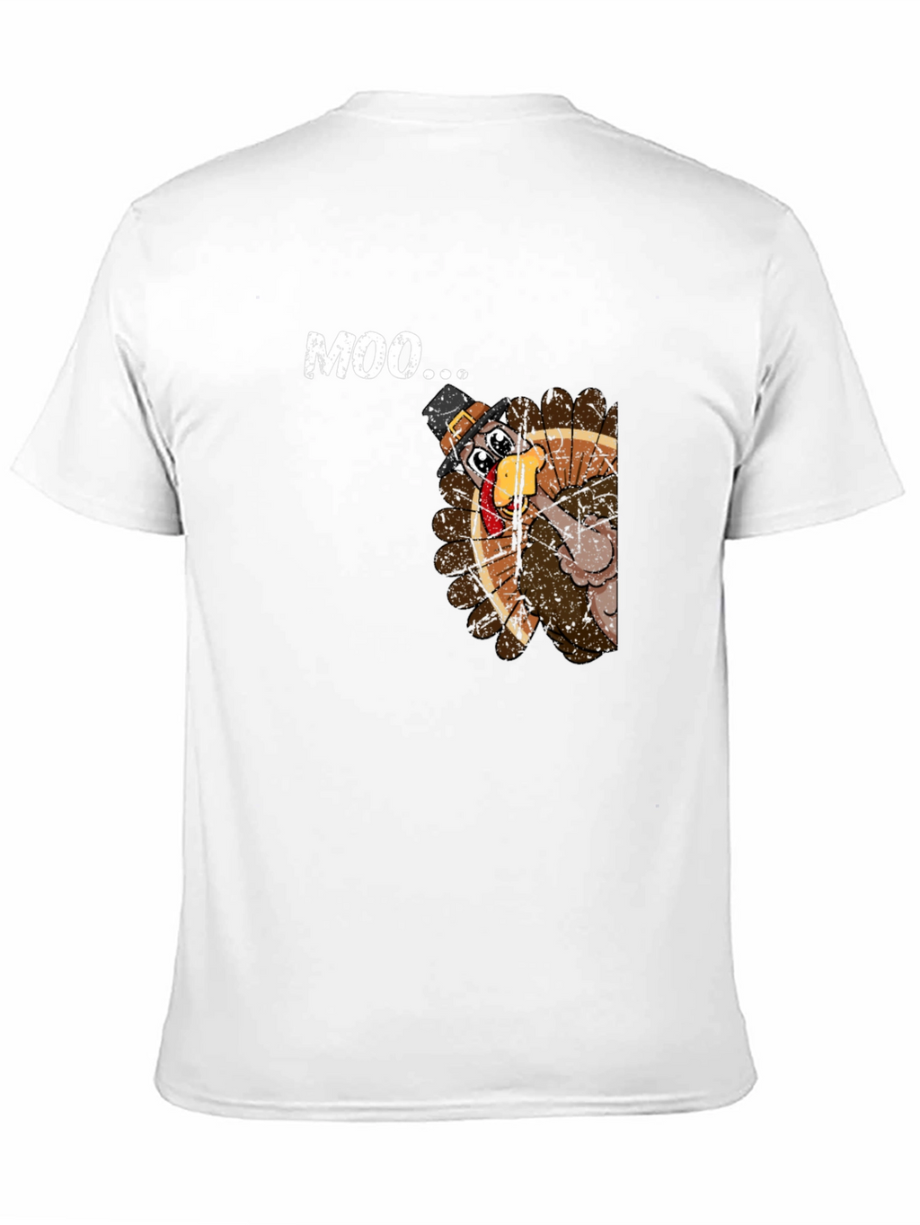 Moo Turkey T-Shirt: Funny Thanksgiving Tee