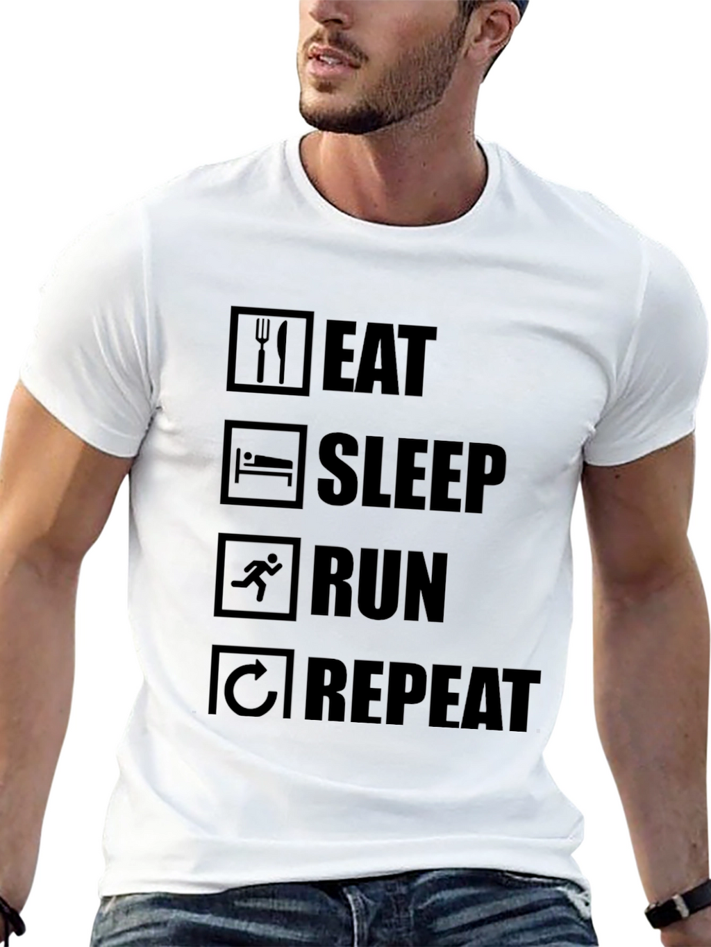 Eat Sleep Run Repeat T-Shirt