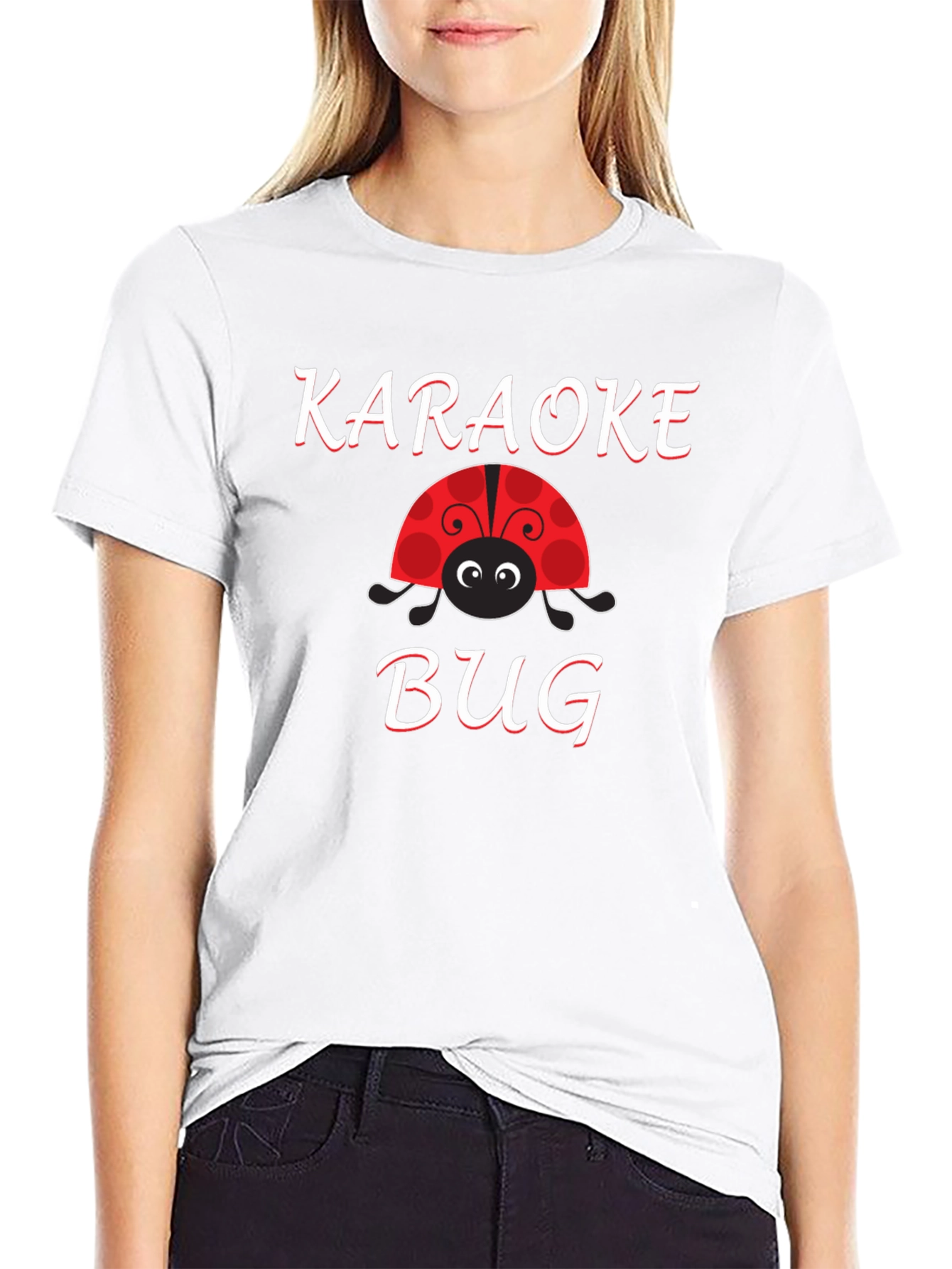 Karaoke Bug Black T-Shirt