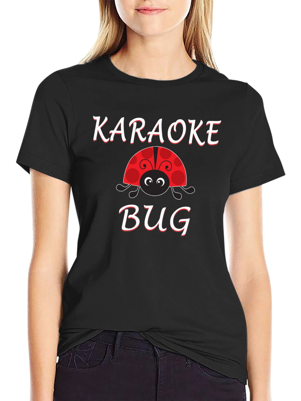 Karaoke Bug Black T-Shirt