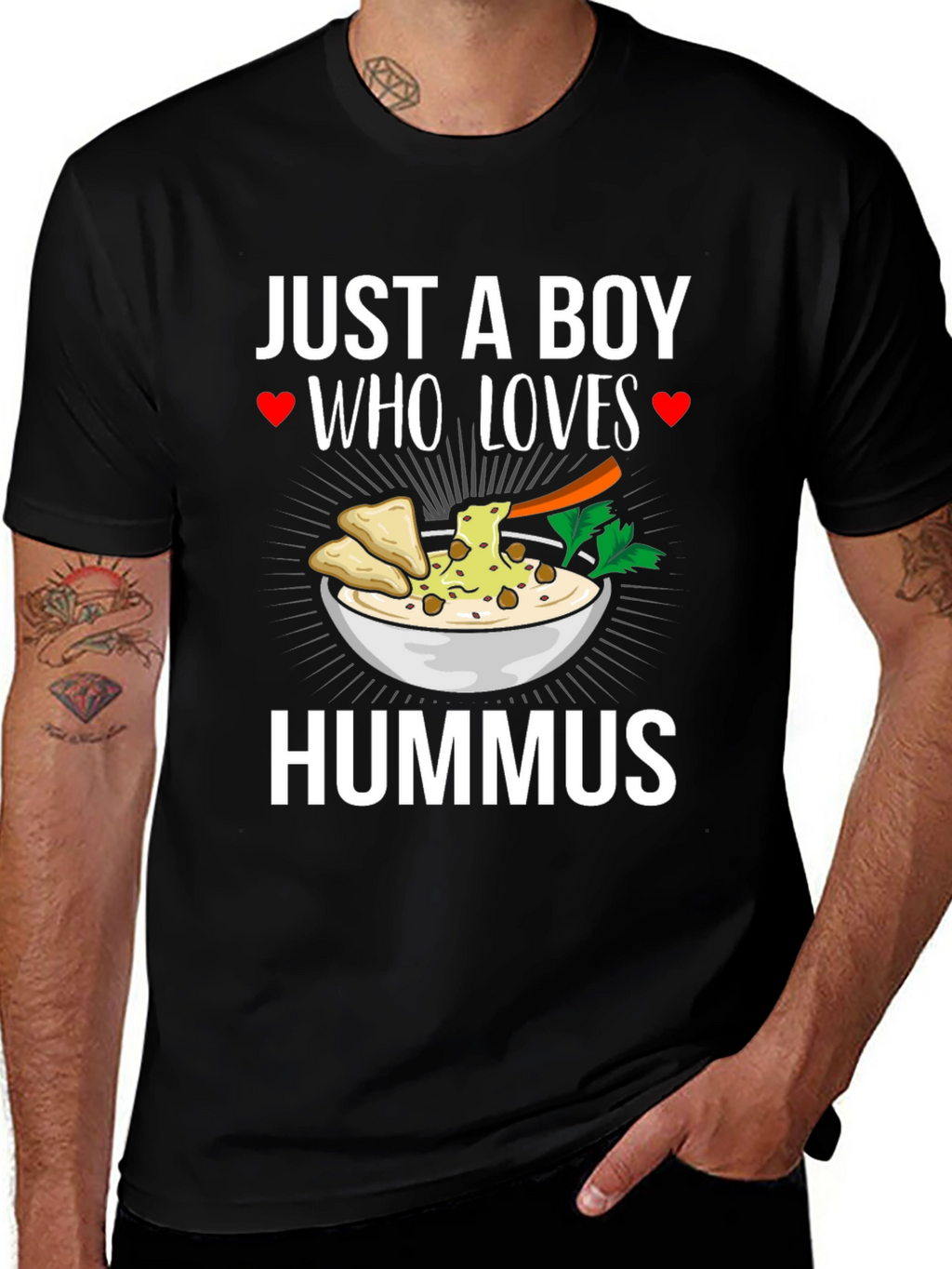 Just A Boy Who Loves Hummus T-Shirt