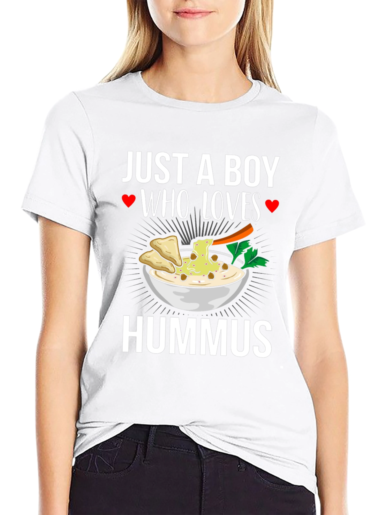 Just A Boy Who Loves Hummus T-Shirt