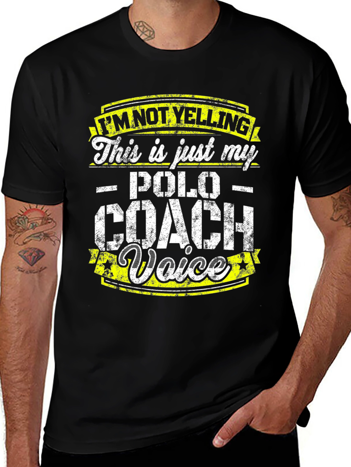 Polo Coach Voice T-Shirt - Funny Gift for Coaches