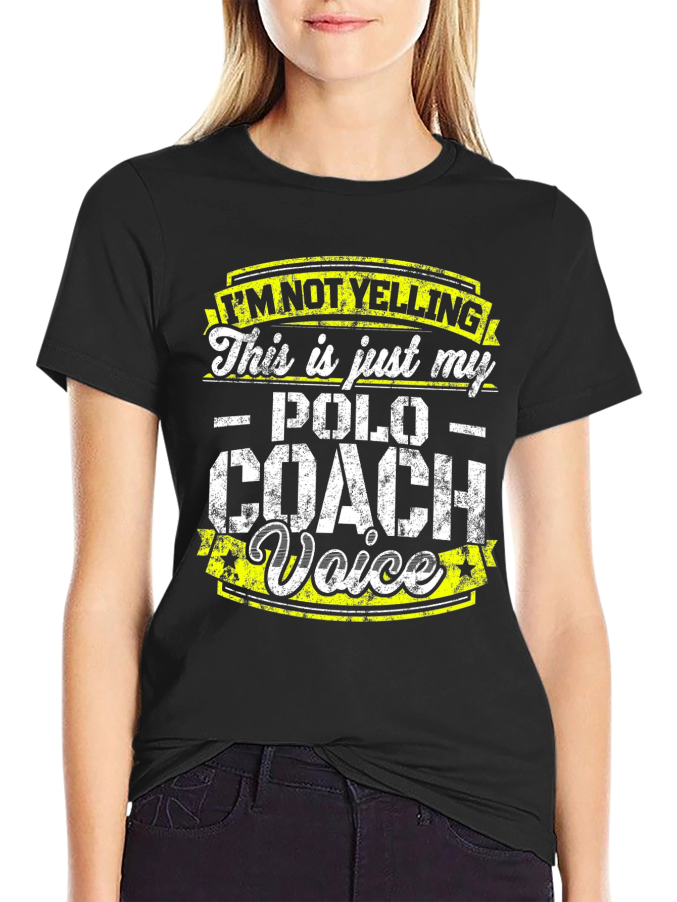 Polo Coach Voice T-Shirt - Funny Gift for Coaches
