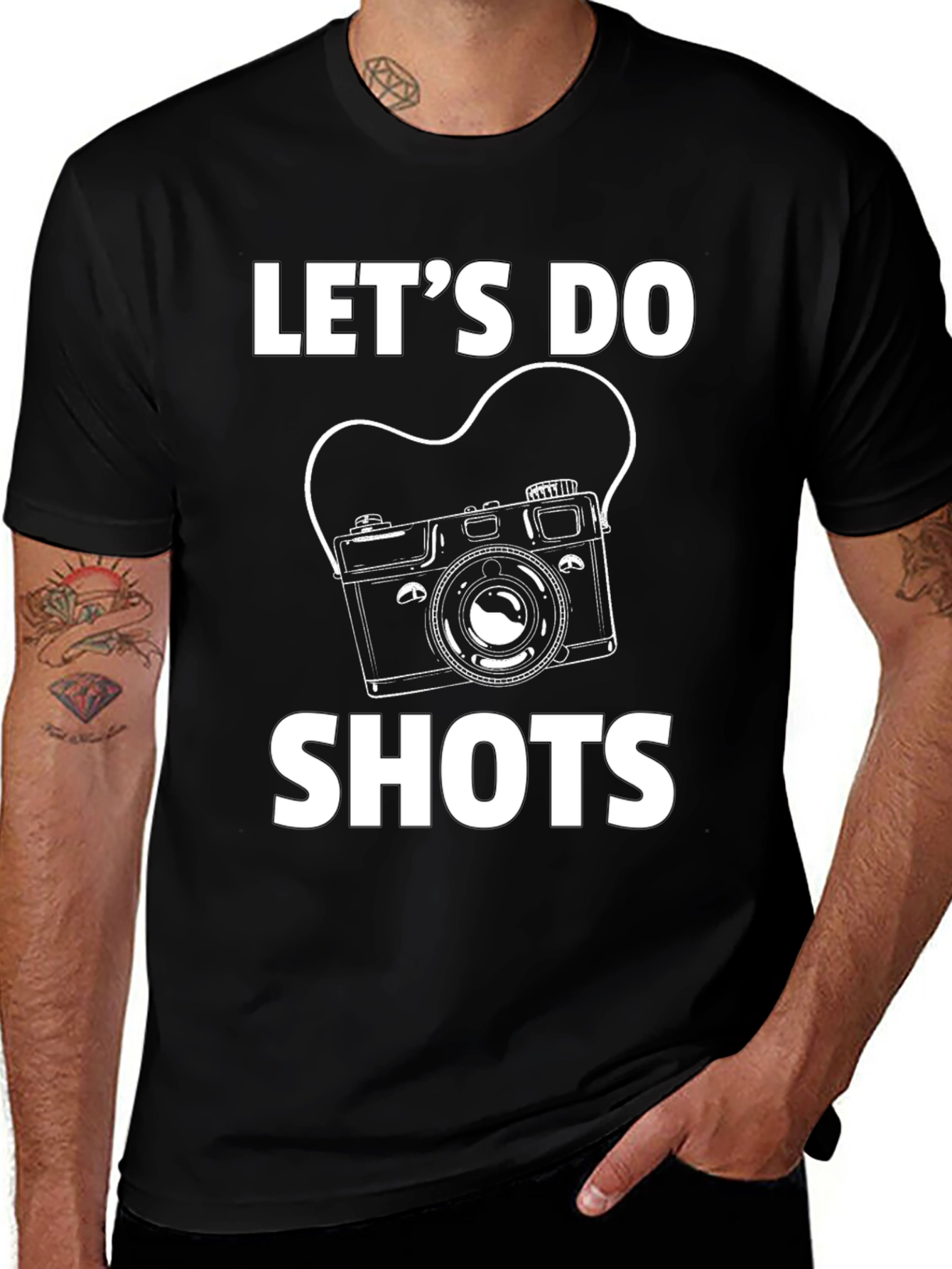 Lets Do Shots Graphic Tee