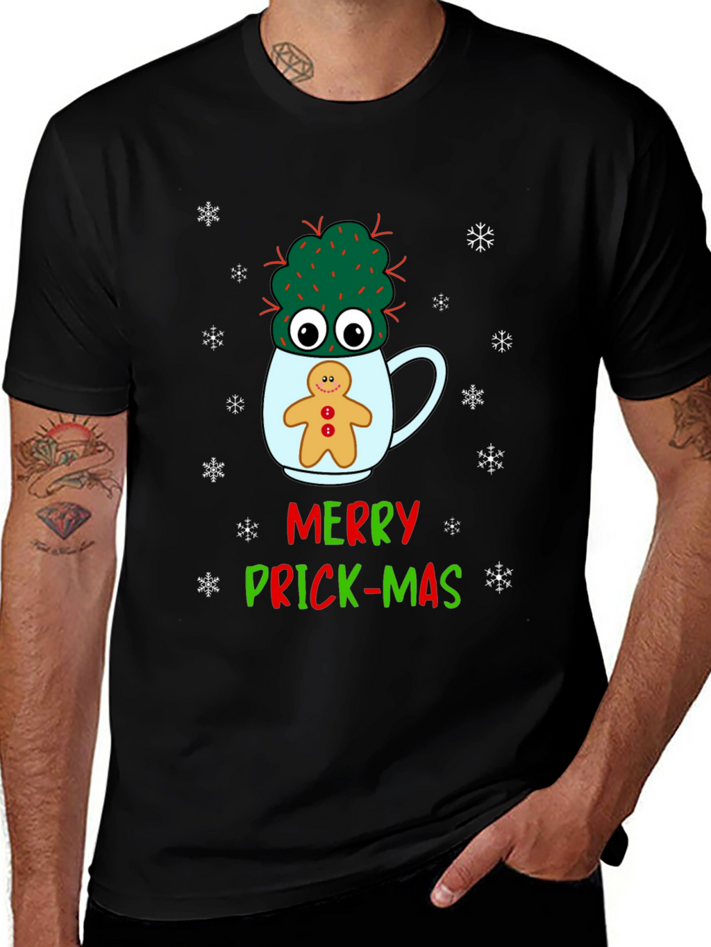 Merry Prick-mas Graphic T-Shirt