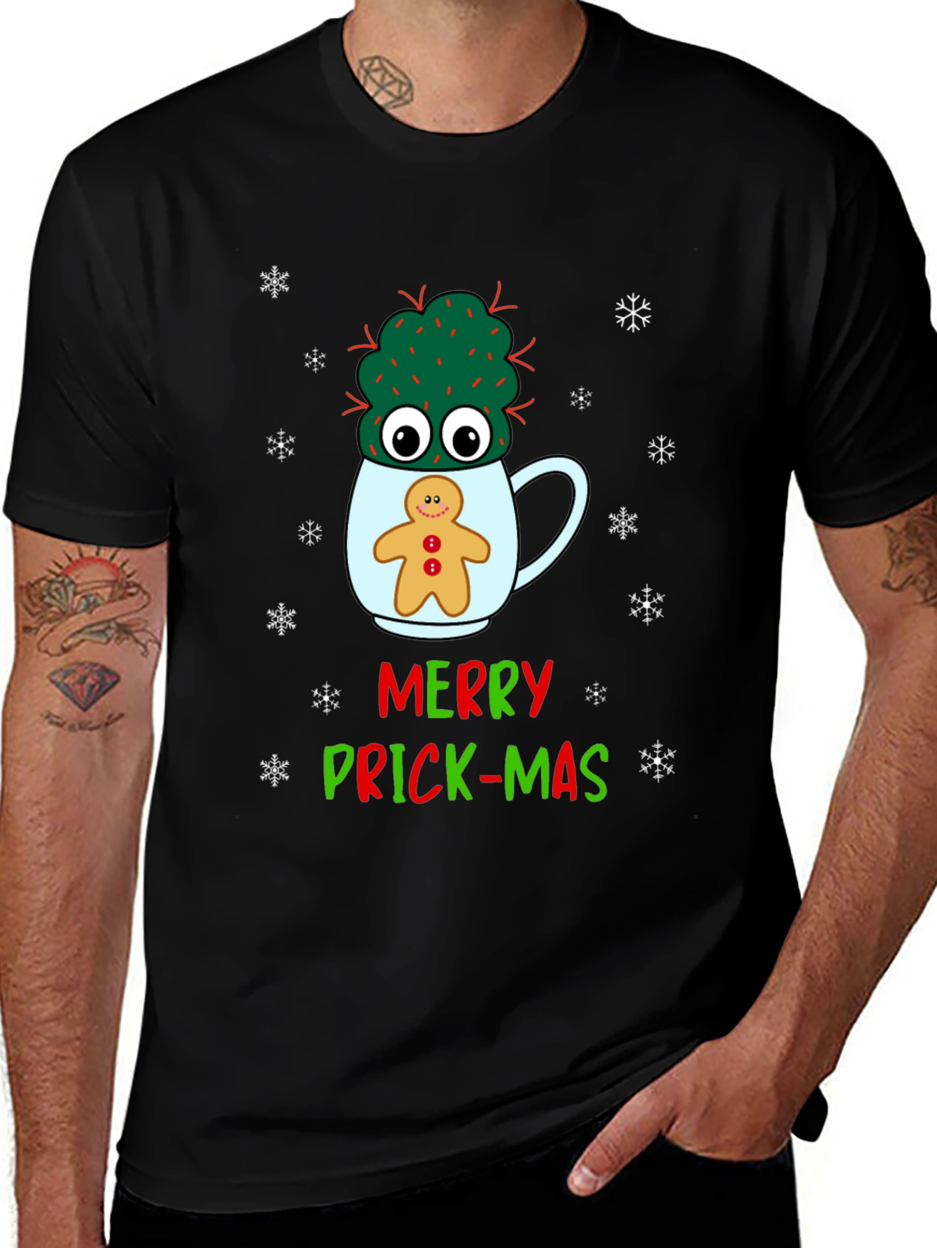 Merry Prick-mas Graphic T-Shirt