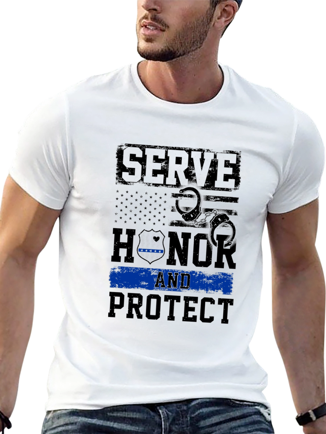 Serve Honor and Protect Graphic Tee