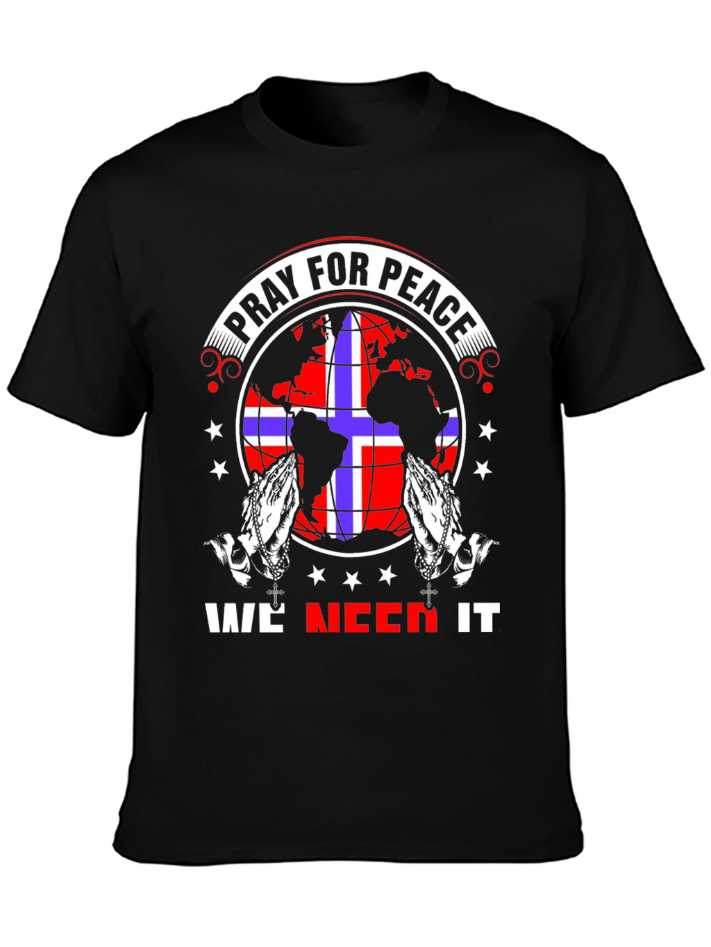 Pray for Peace Graphic T-Shirt